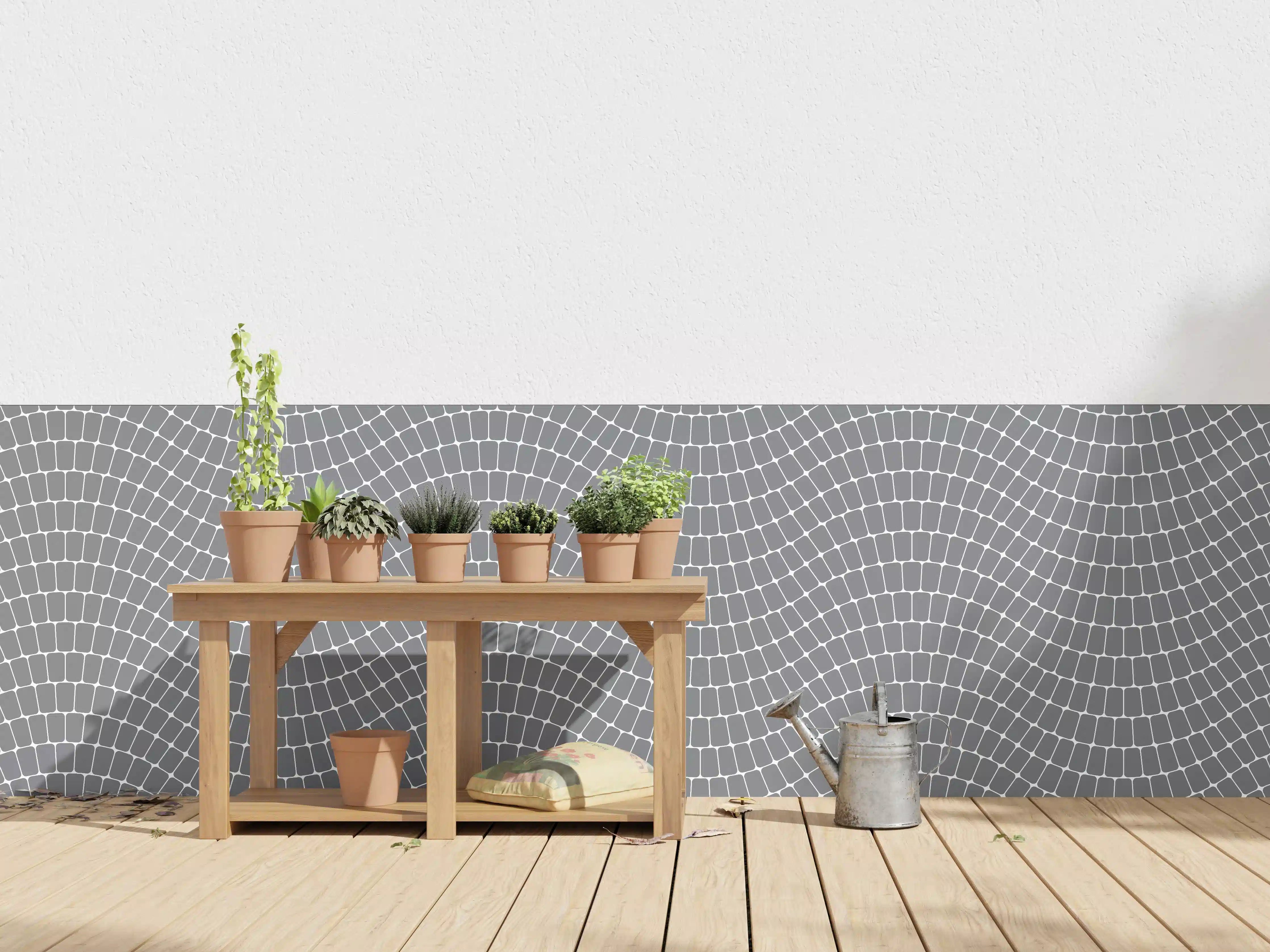 Wandverkleidung außen - Wellenartige Grautöne für modernes Ambiente