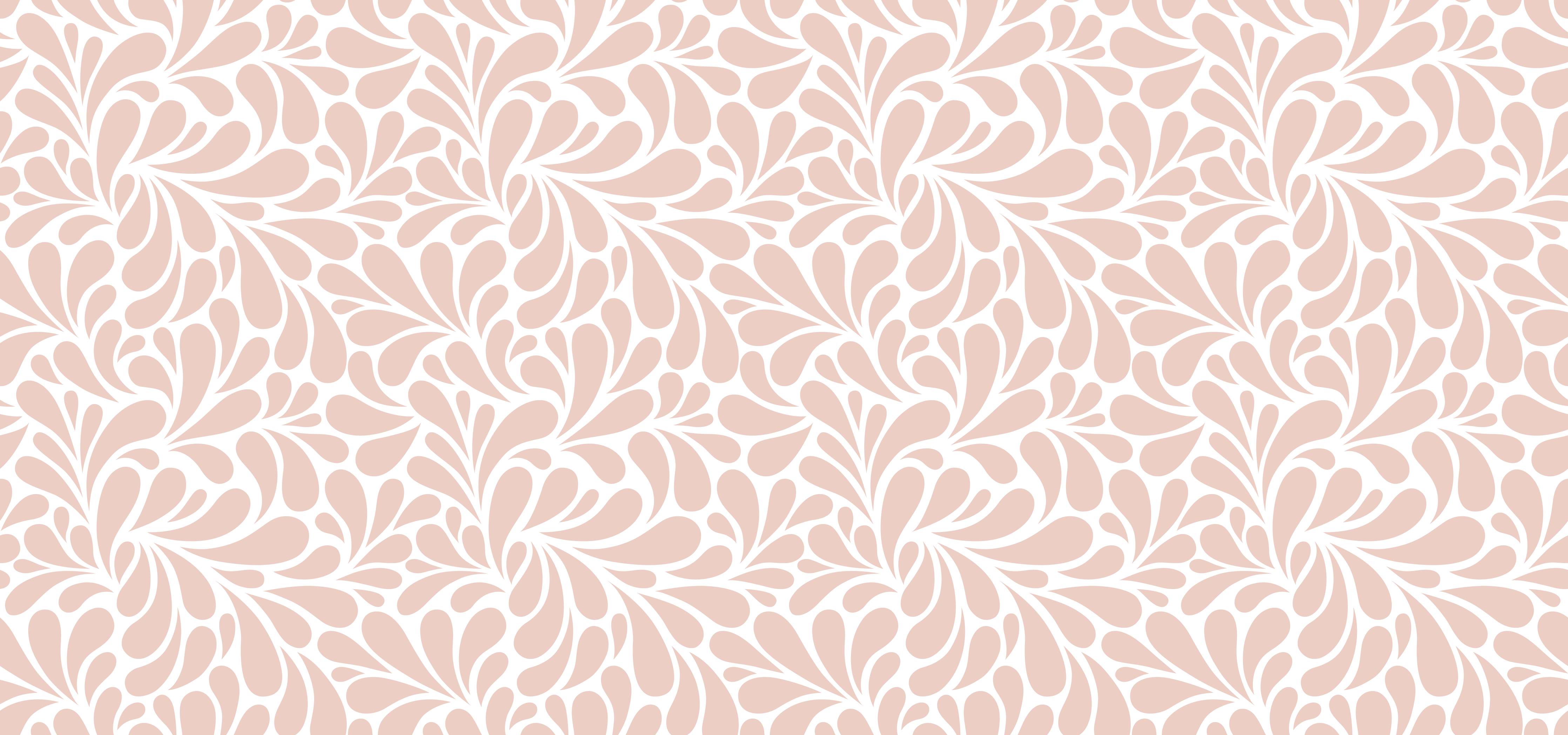 Wandverkleidung außen-Zarte Blumenmuster in Nude-Tönen