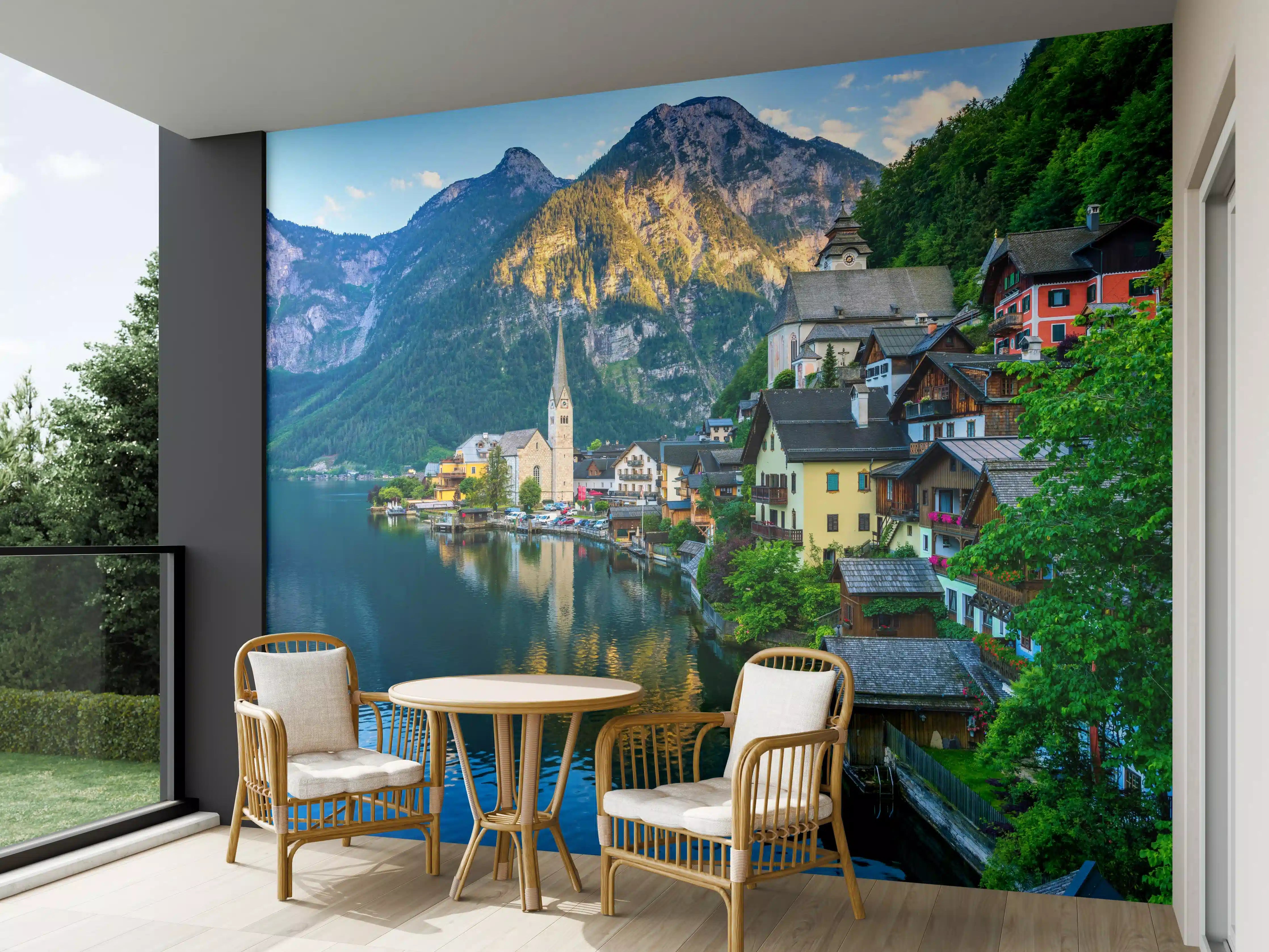 Wandverkleidung außen - Zauberhaftes Bergdorf Hallstatt
