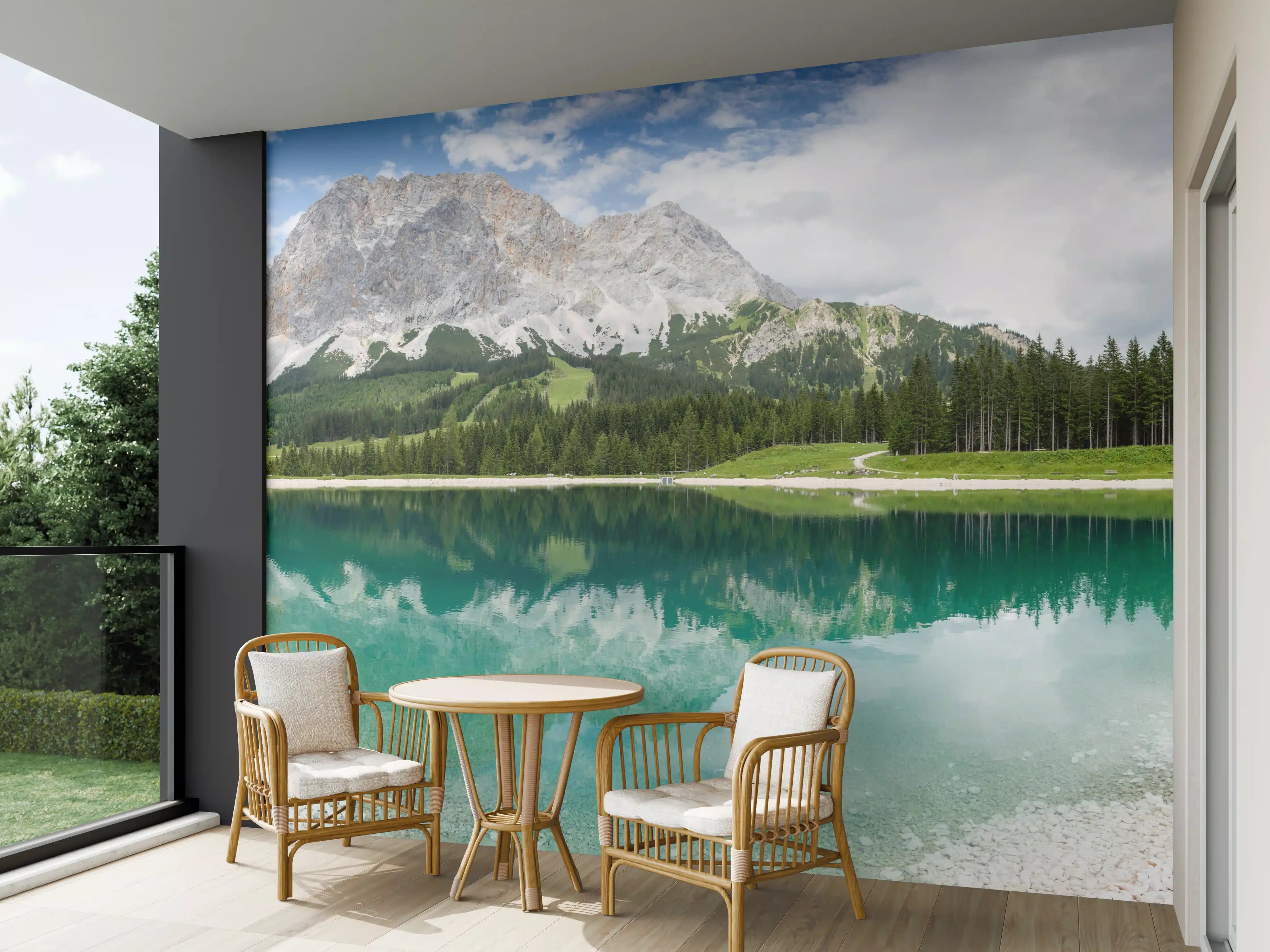 Wandverkleidung außen - Zugspitzarena bei Ehrwald