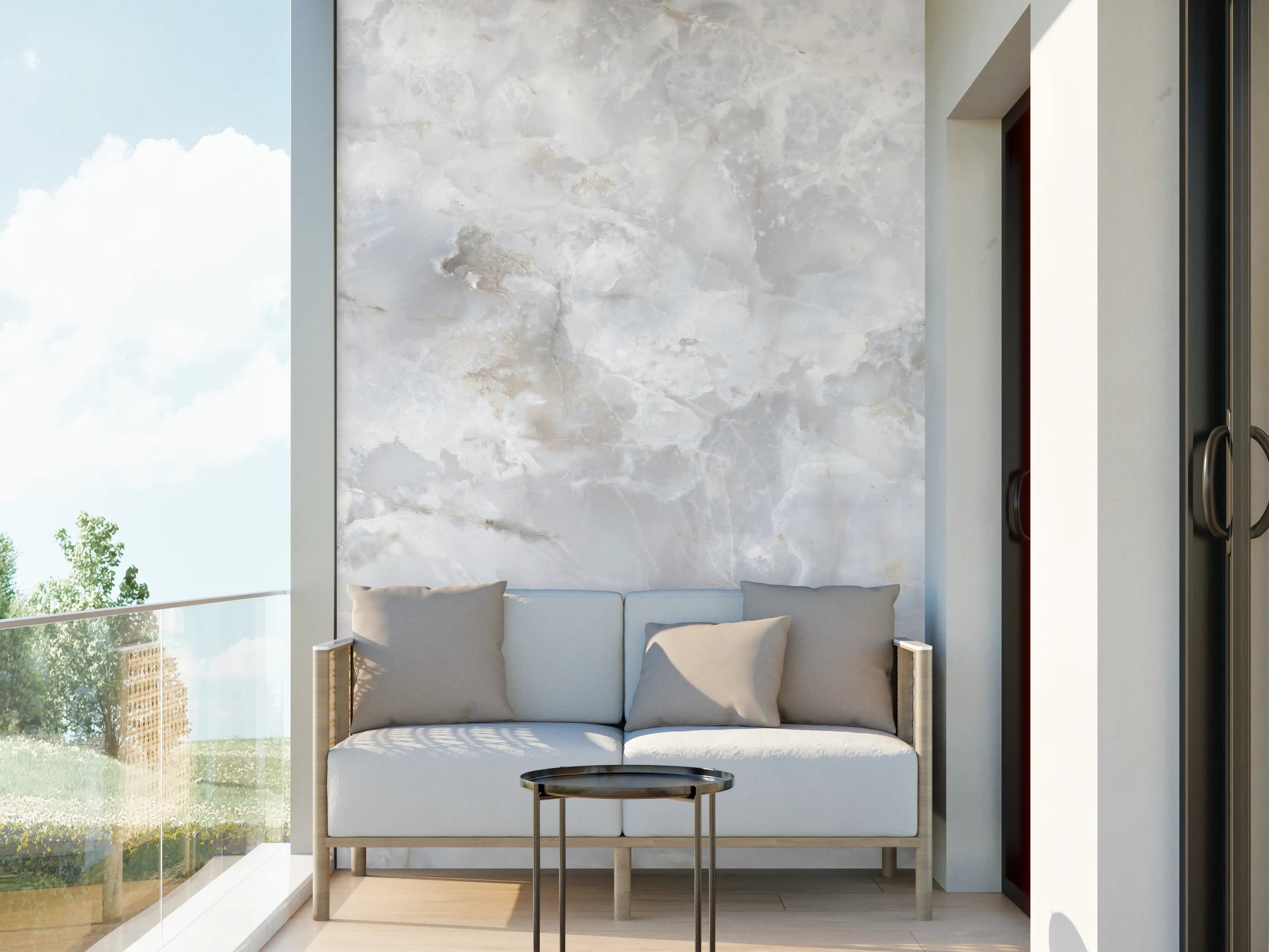 Wandverkleidung außen - onyx marmor textur