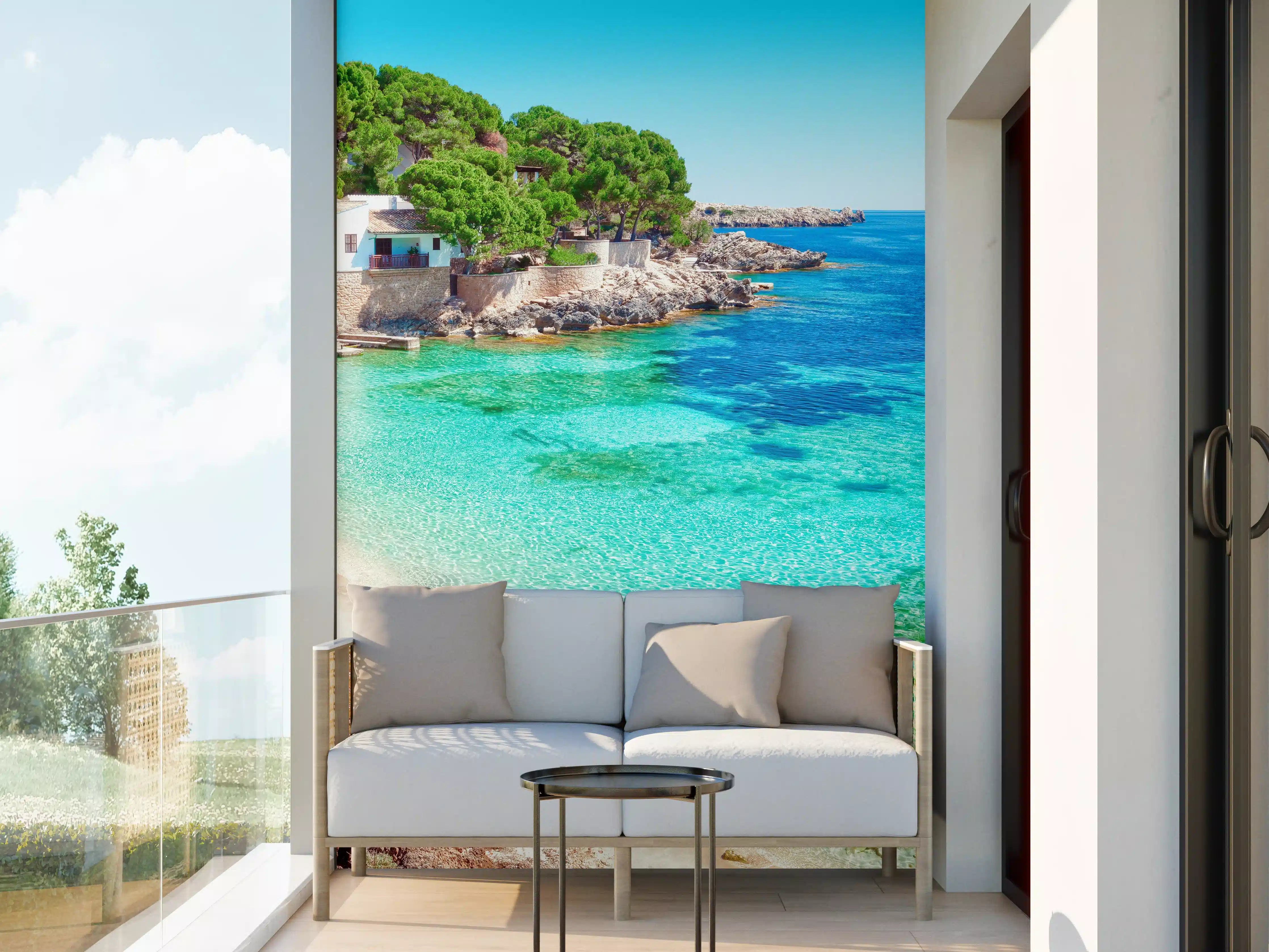 Wandverkleidung außen - traumhafter Mallorca Strand