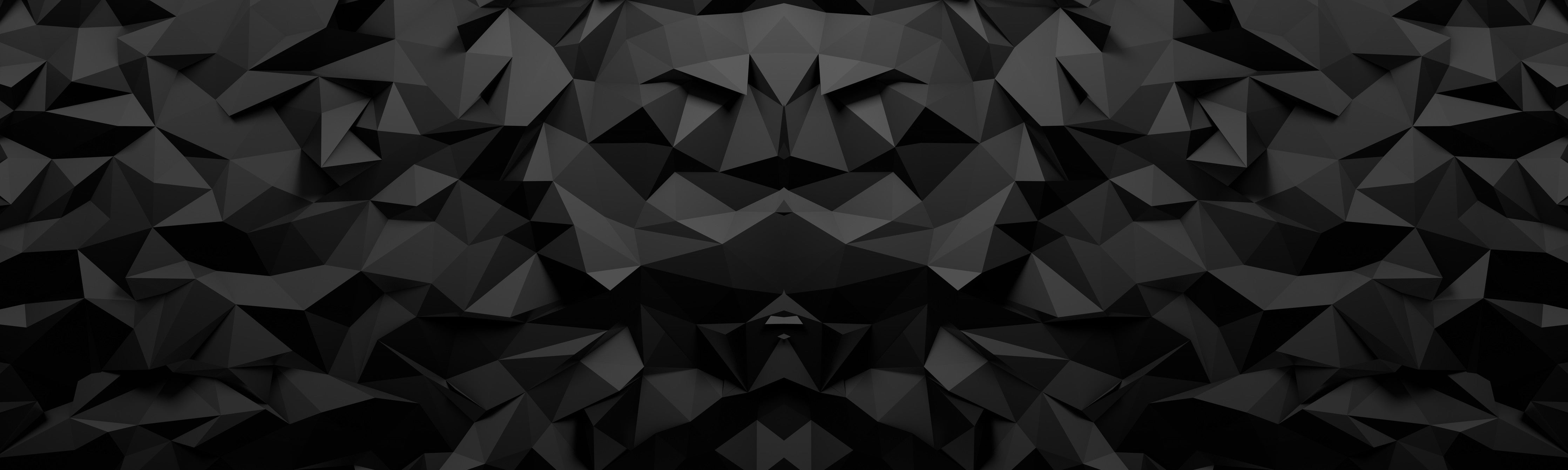 Waschbecken-Rückwand-3D Polygon Schwarz Geometrisch Abstract