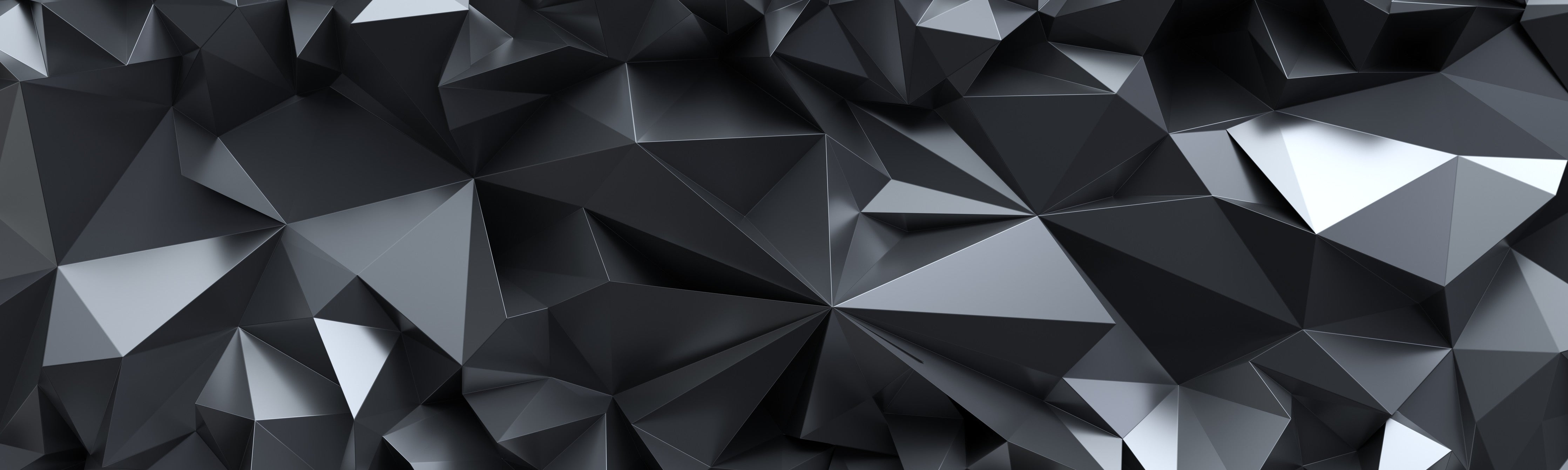 Waschbecken-Rückwand-3D Polygon Schwarz-Grau Design