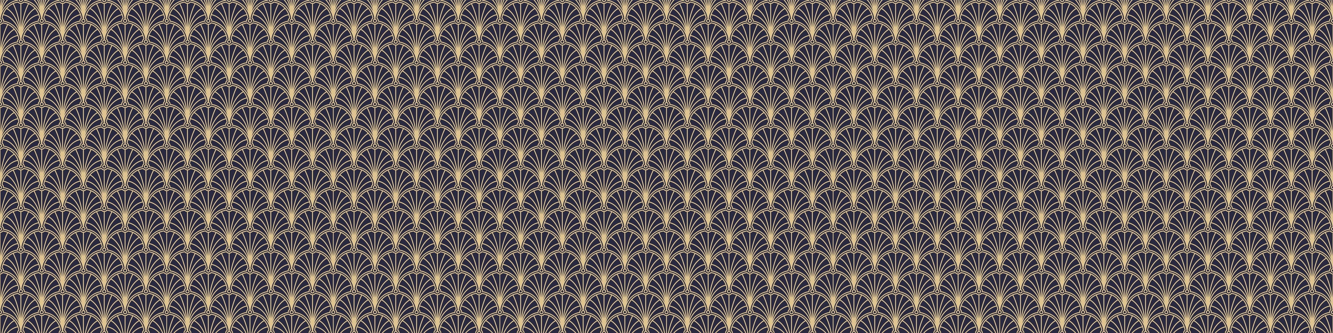 Waschbecken-Rückwand-Art Deco Muster Retro Blau Beige