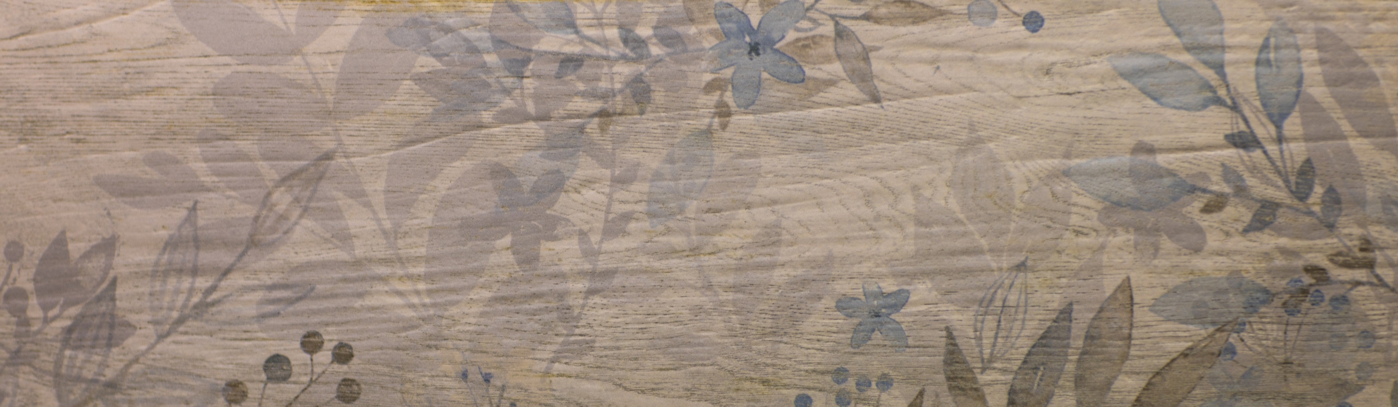 Waschbecken-Rückwand-Blumiges Vintage-Holz Aquarell Muster