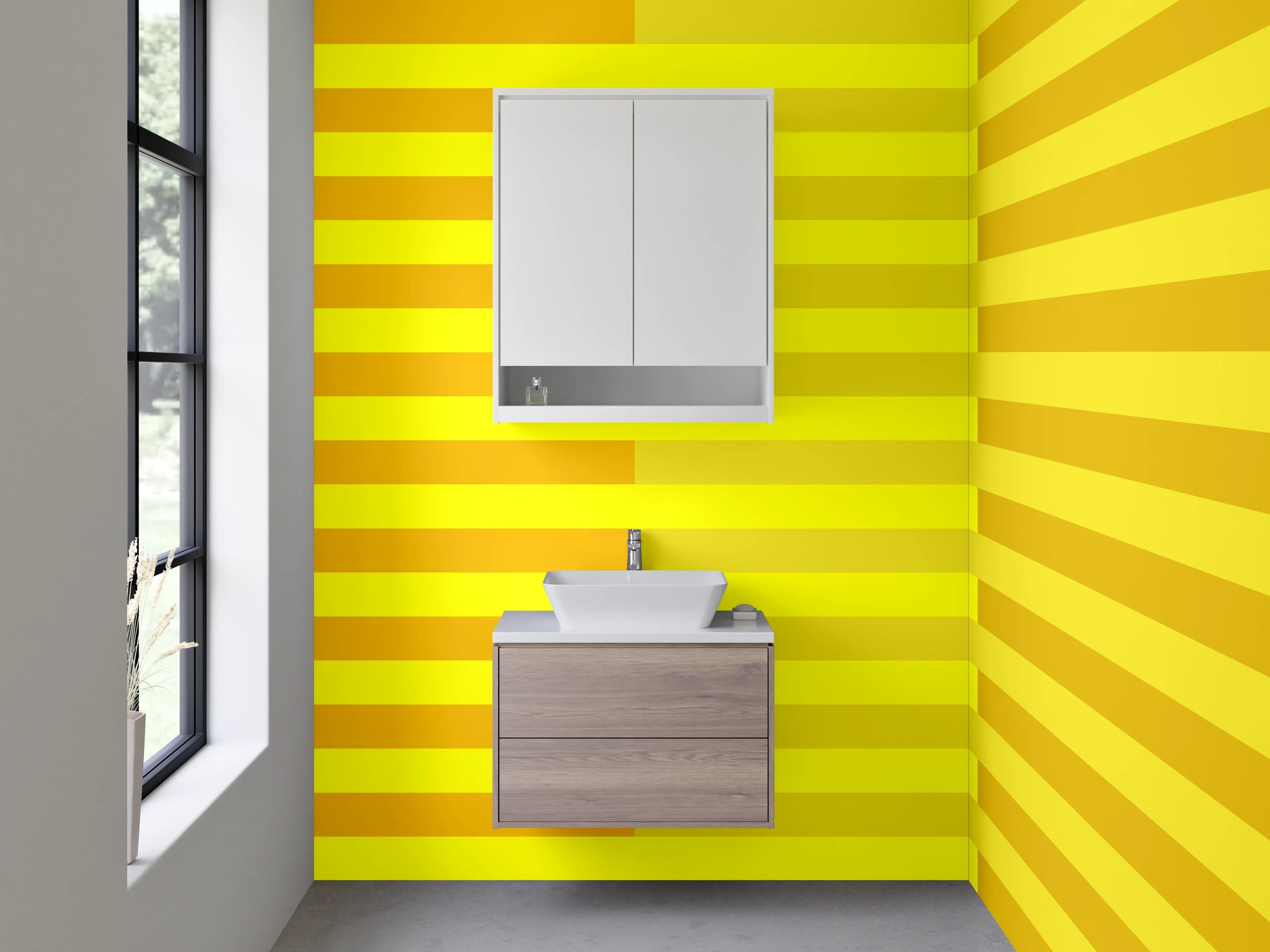 Waschbecken-Rückwand - Elegante Grautöne für dein modernes Badezimmer