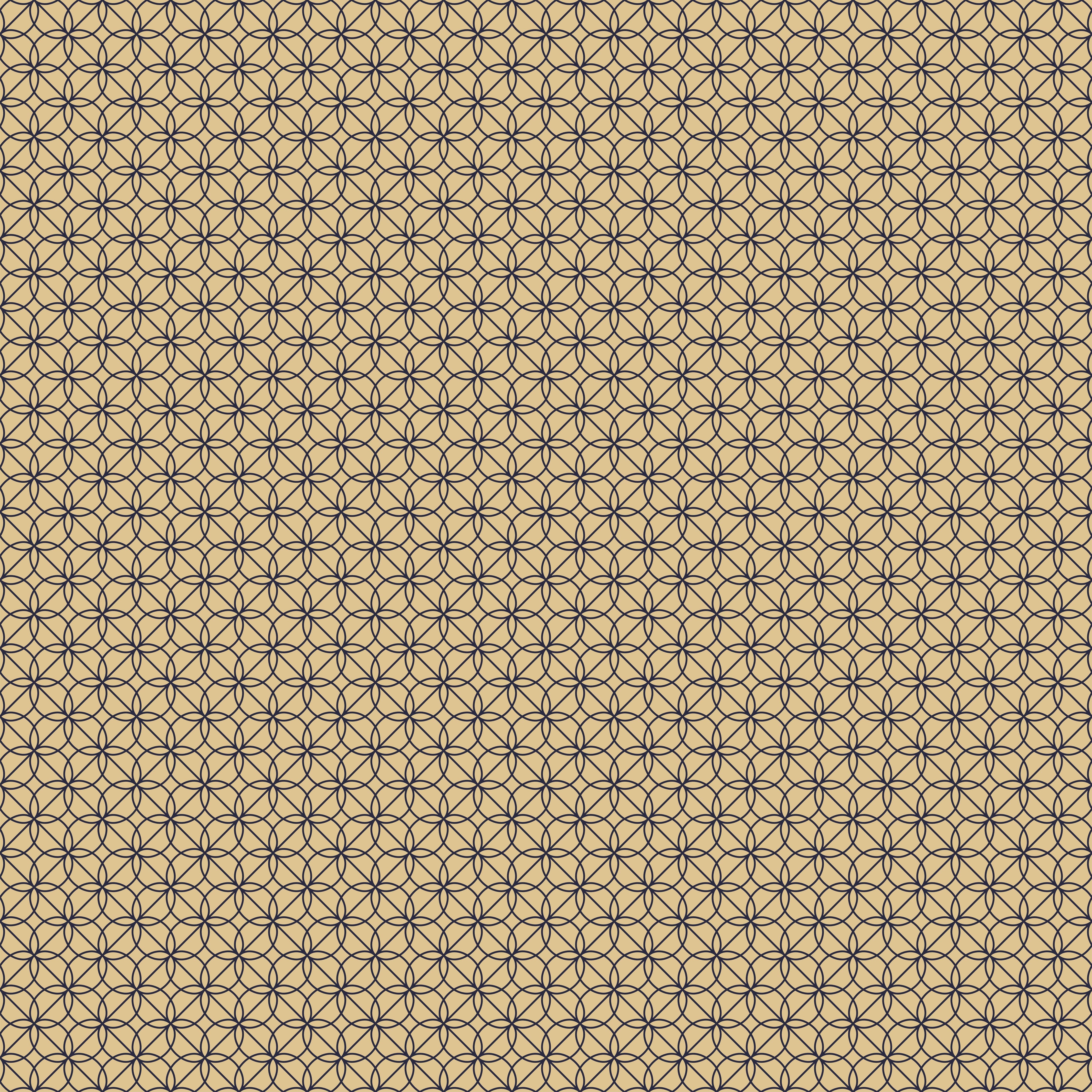 Waschbecken-Rückwand-Geometrisches Blumenmuster Beige Schwarz