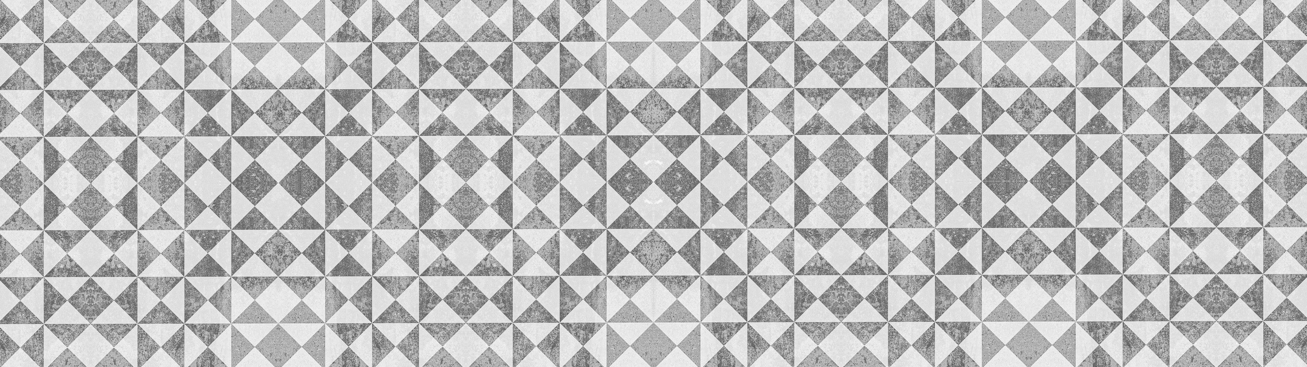 Waschbecken-Rückwand-Geometrisches Fliesenmuster in Schwarz-Weiß