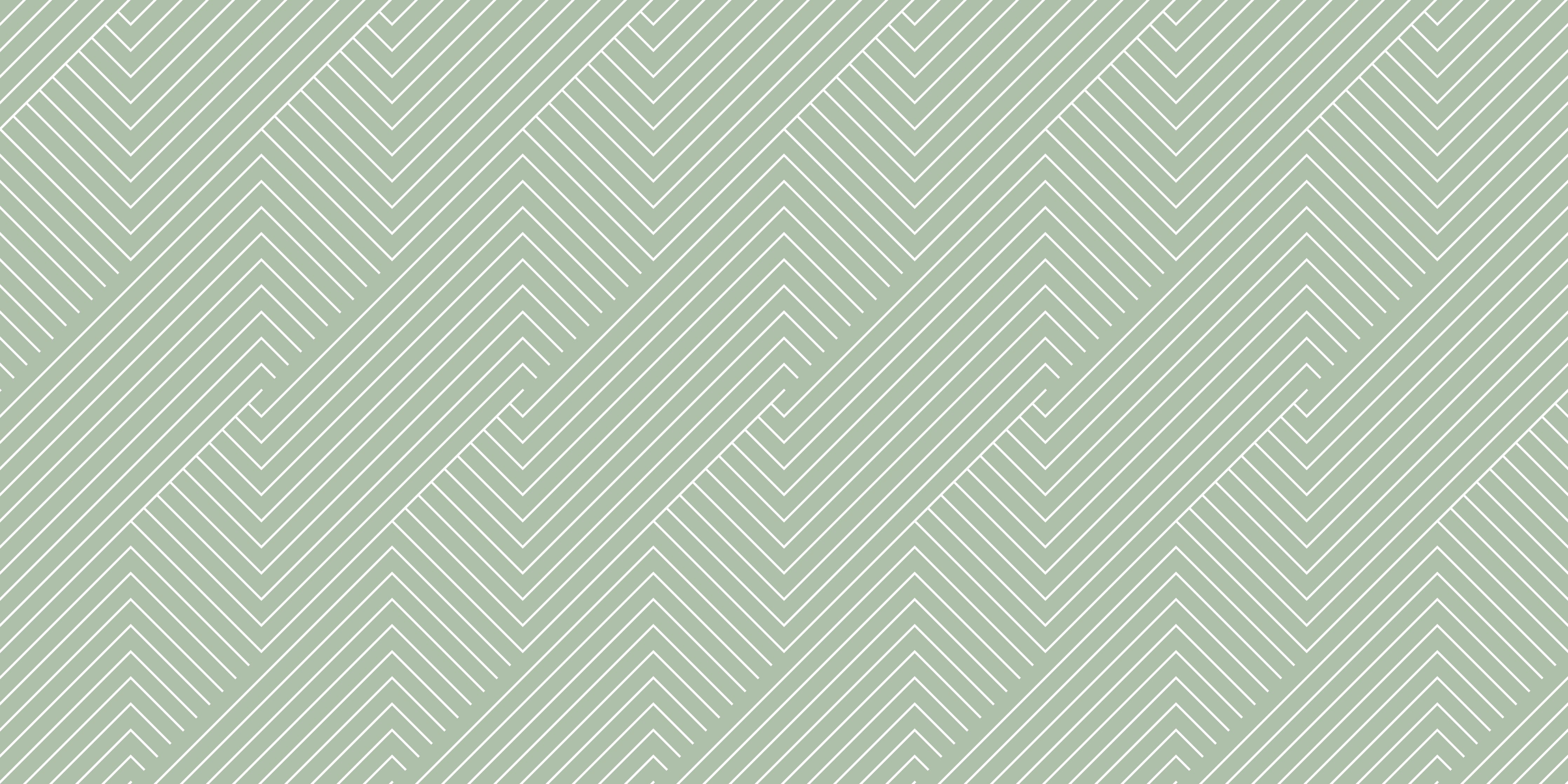 Waschbecken-Rückwand-Geometrisches Linienmuster in Salbeigrün