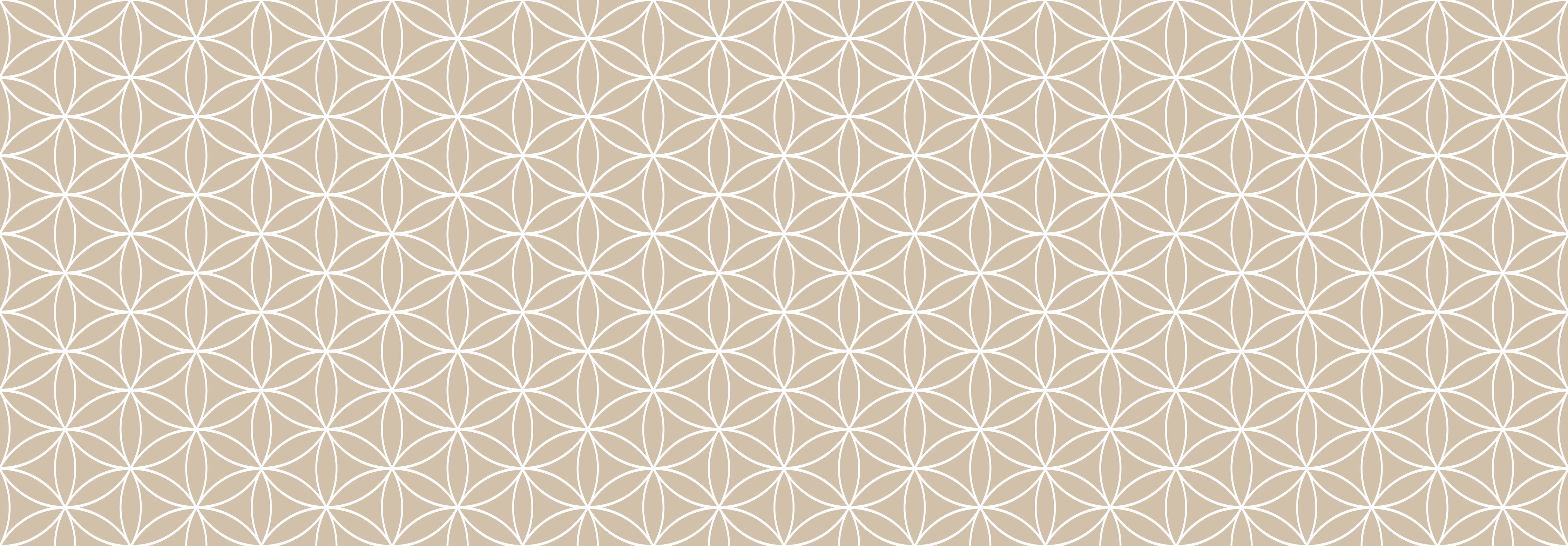Waschbecken-Rückwand-Geometrisches Muster Beige Weiß