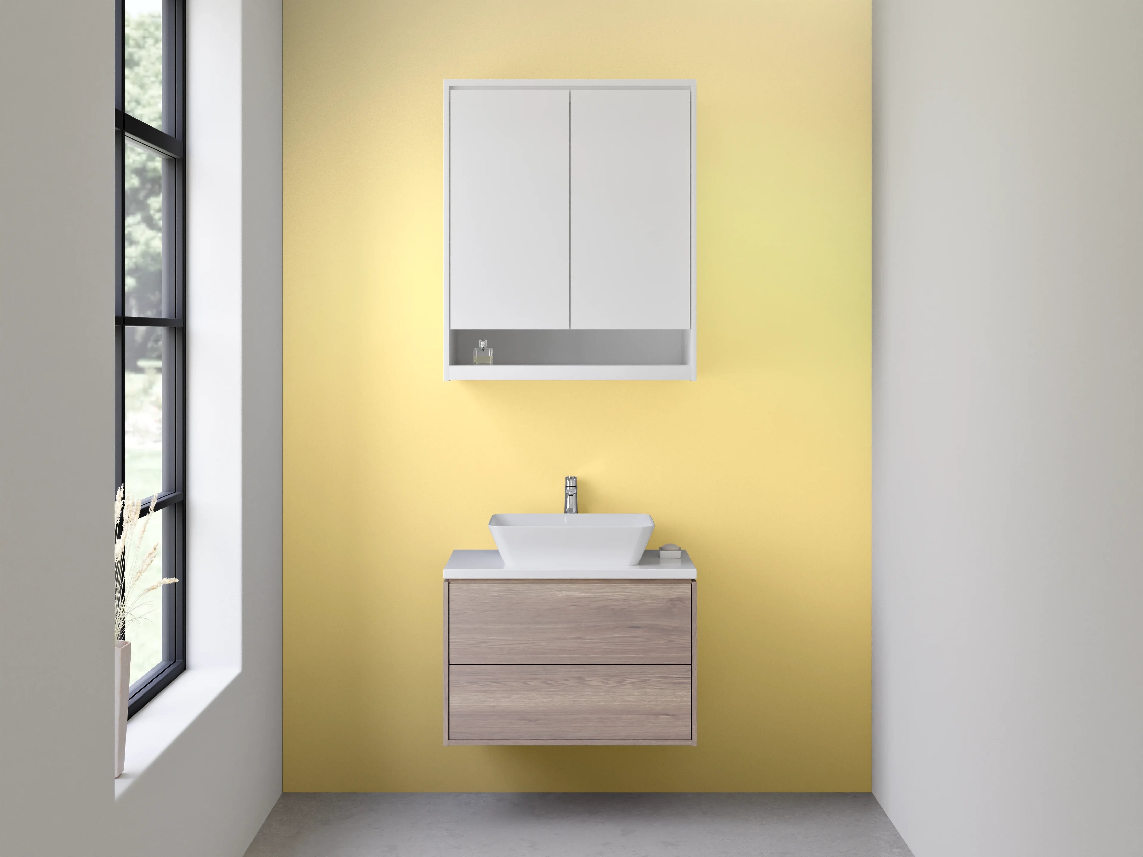 Waschbecken-Rückwand - Goldene Farbverfärbung Textur