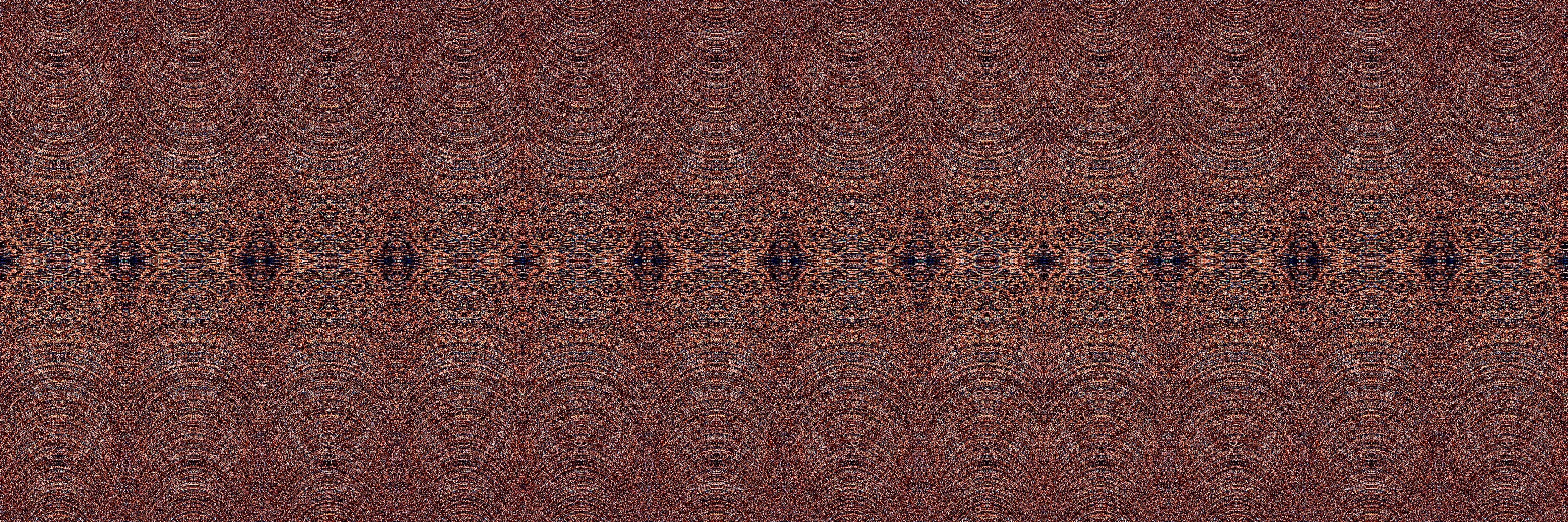 Waschbecken-Rückwand-Graues Mandala Ornament auf Weiß