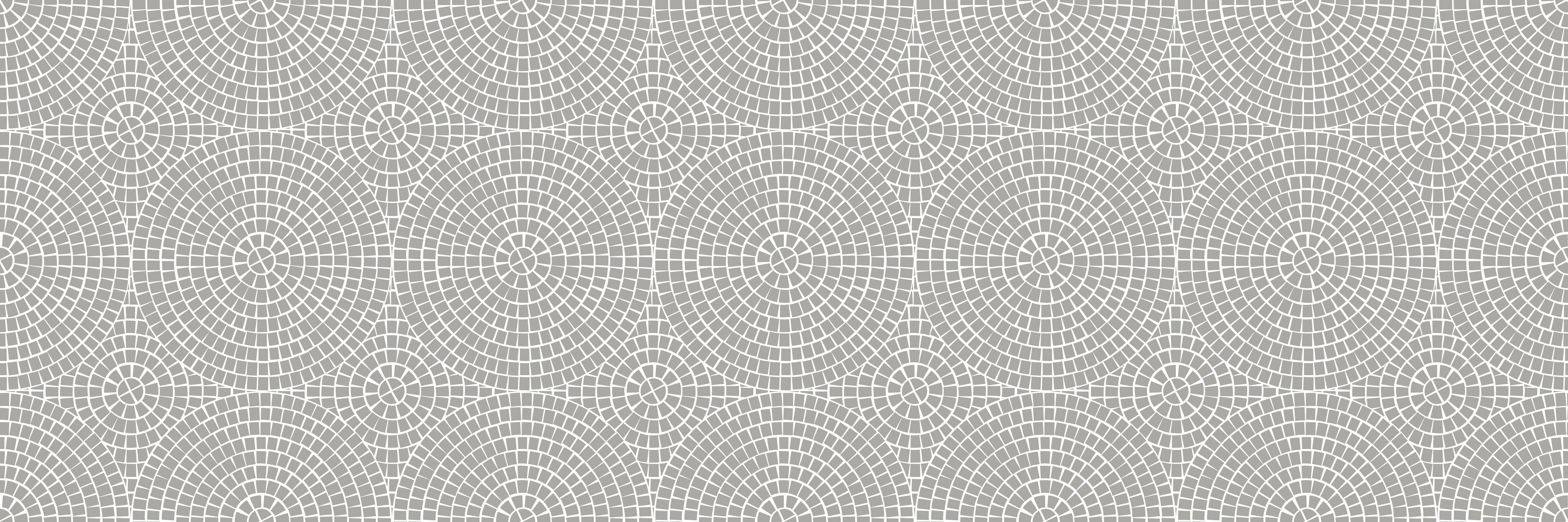 Waschbecken-Rückwand-Helle geometrische Musterwand mit Kreisen und Linien