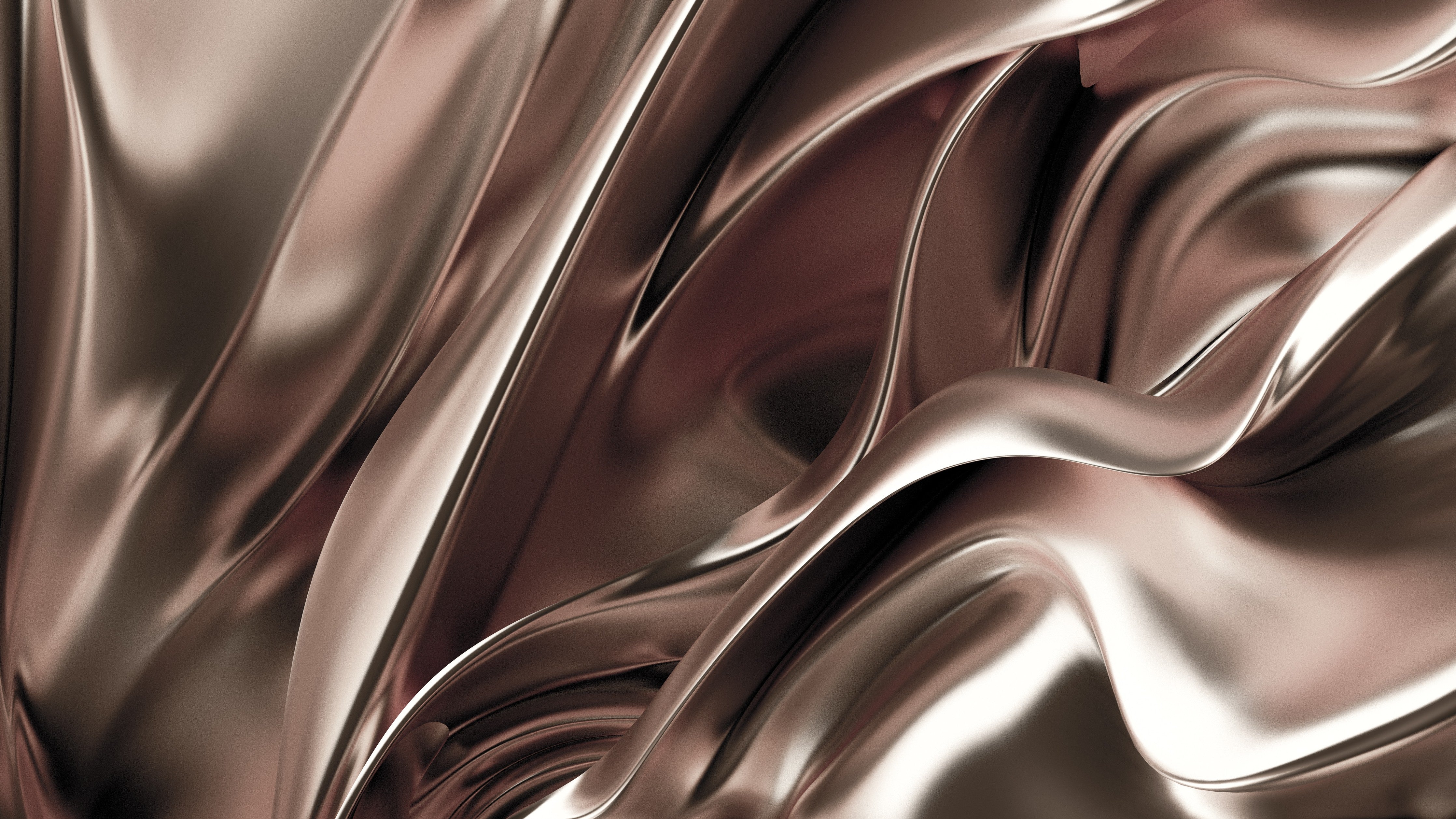 Waschbecken-Rückwand-Metallisch fließendes abstraktes Design