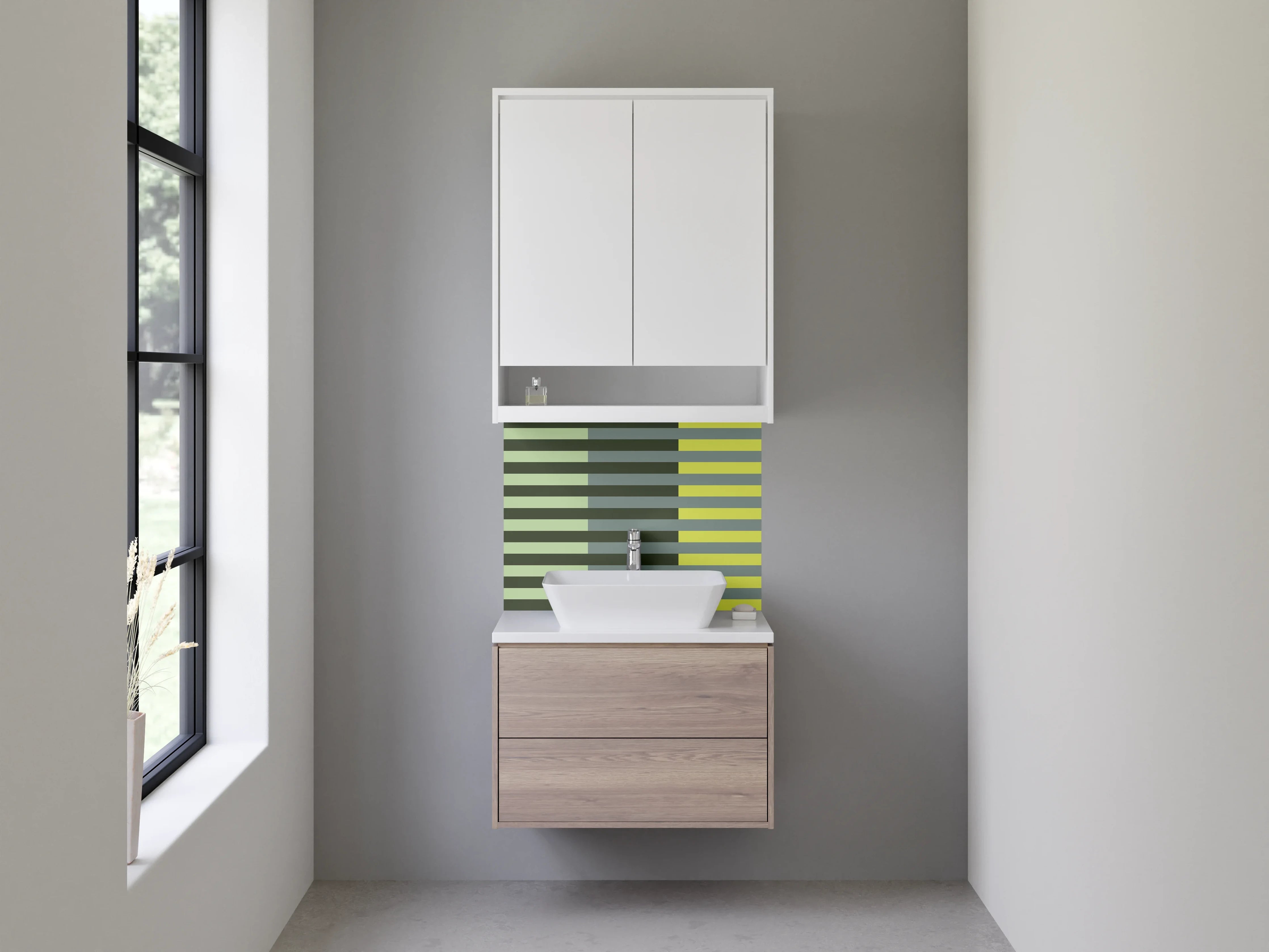 Waschbecken-Rückwand - Moderne Atmungsaktive Sportbekleidung