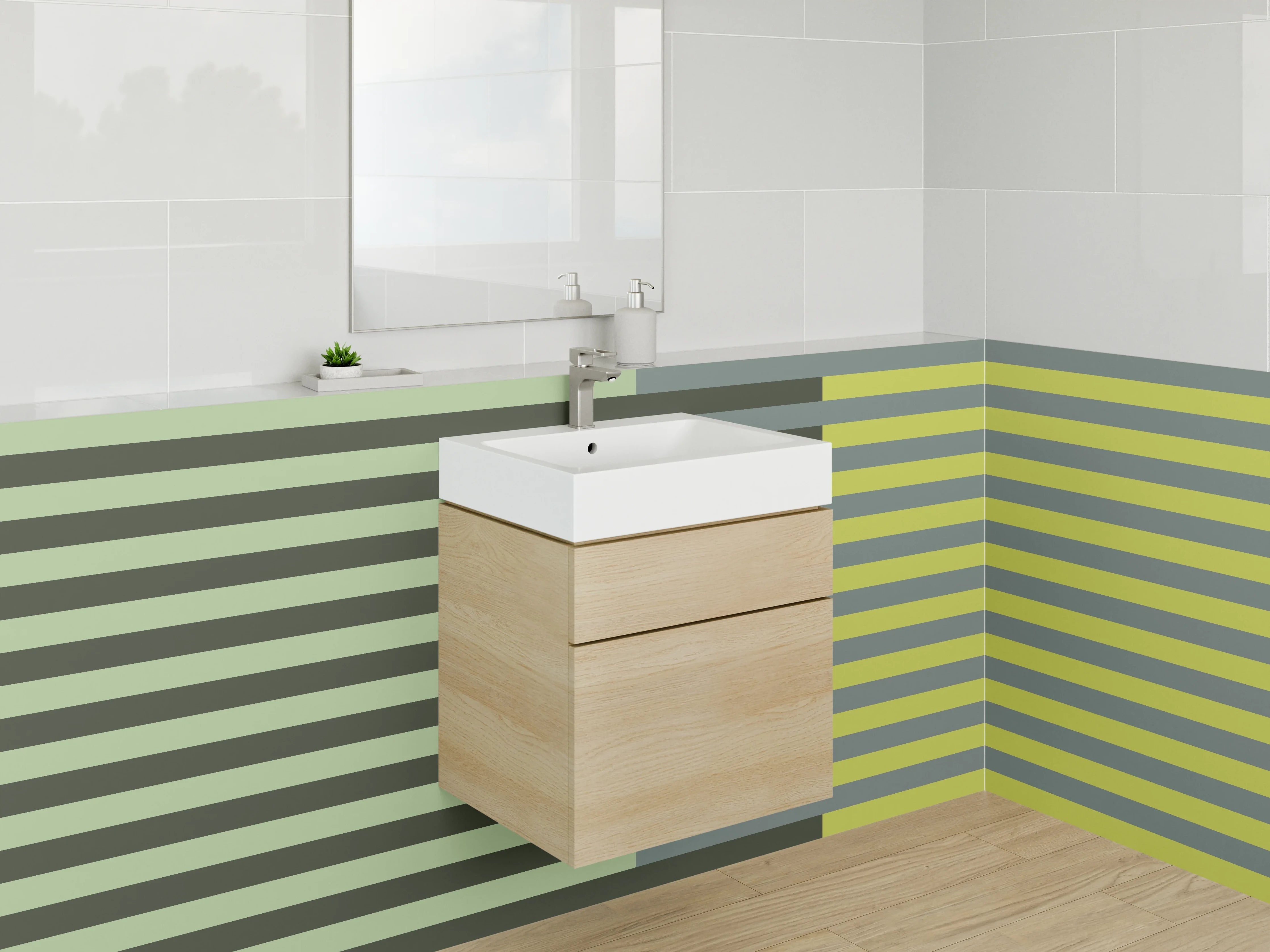 Waschbecken-Rückwand - Moderne Atmungsaktive Sportbekleidung