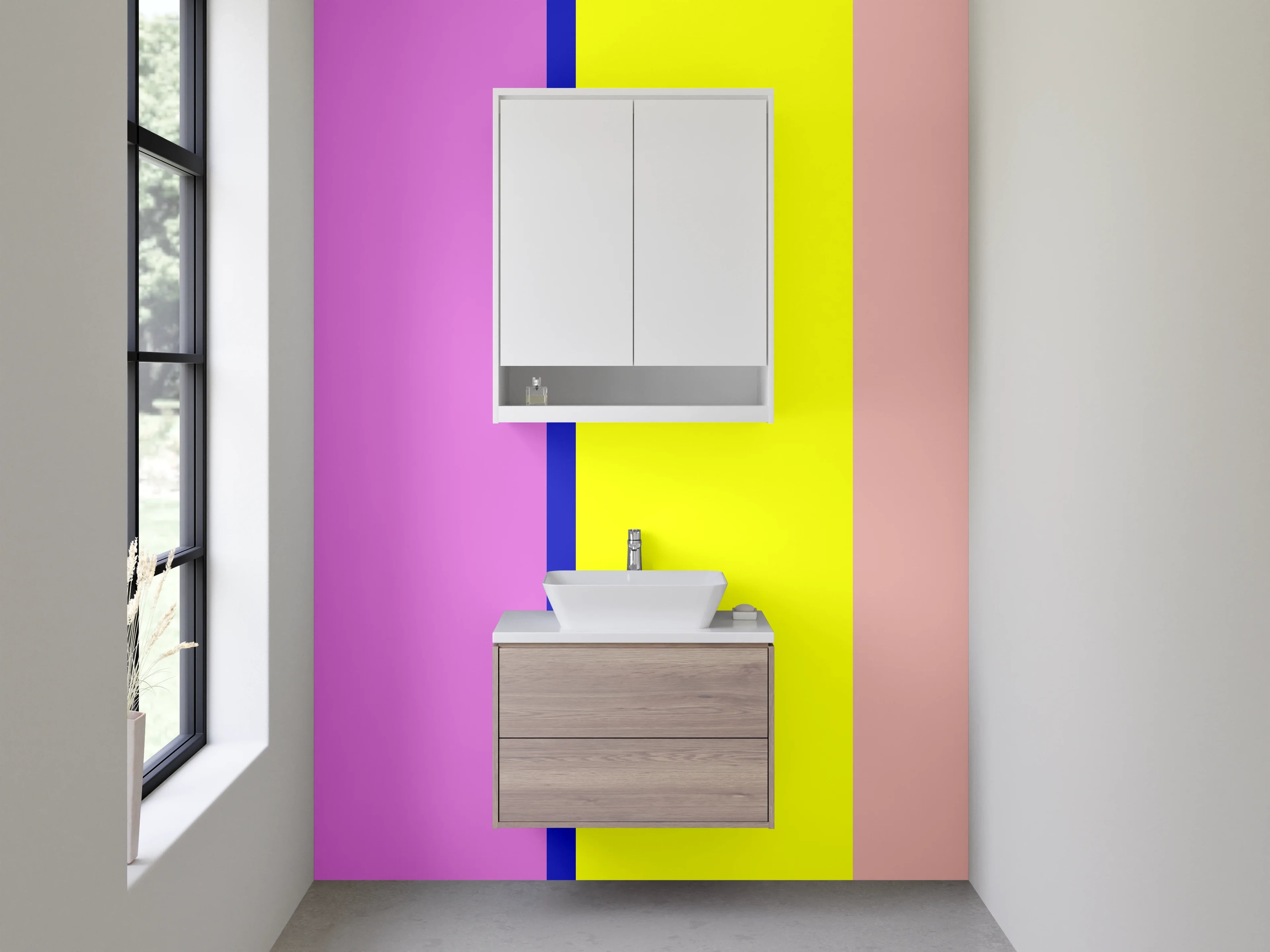Waschbecken-Rückwand - Moderne Badezimmergestaltung