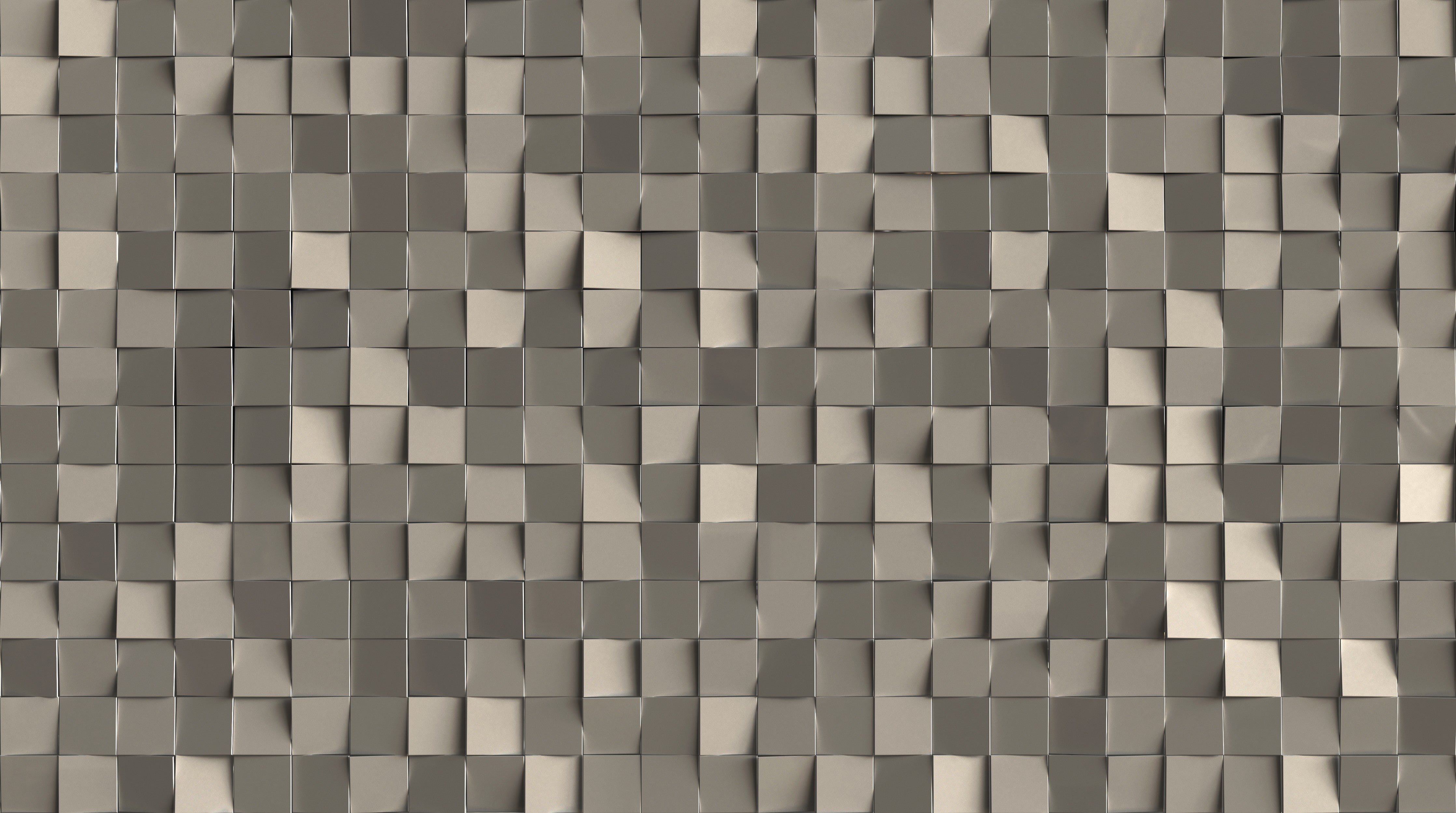 Waschbecken-Rückwand-Modernes 3D-Mosaik Grau Beige