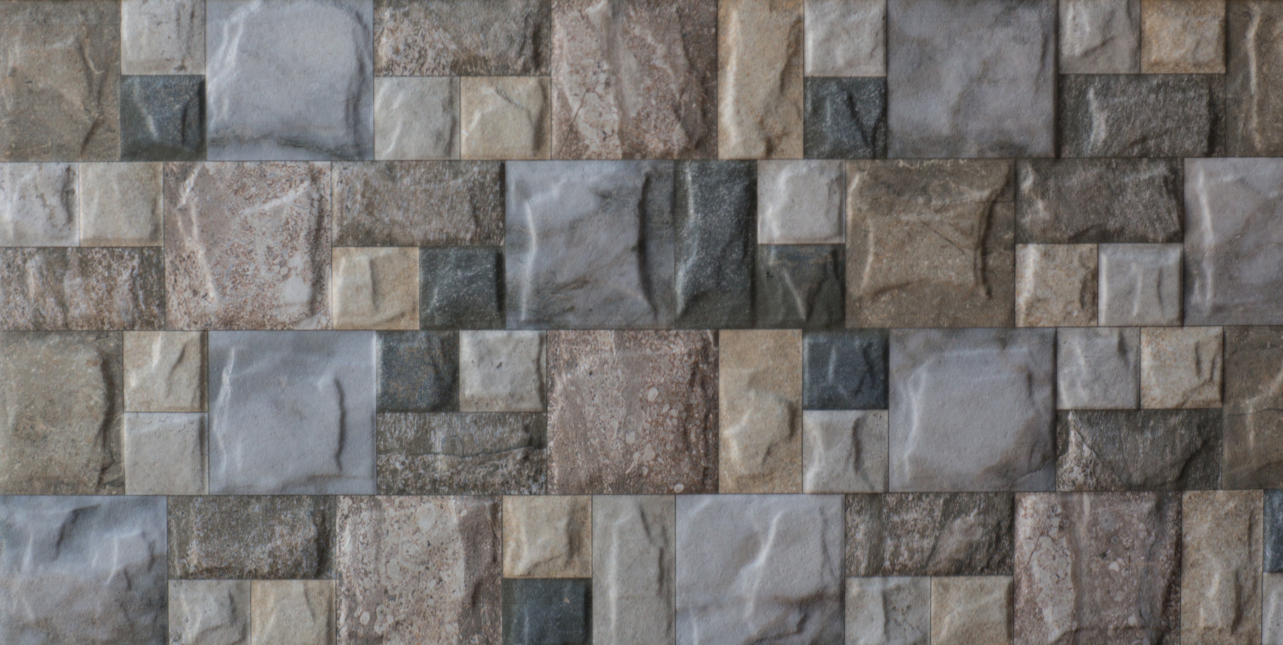 Waschbecken-Rückwand-Naturstein-Optik Fliesen Grau Braun