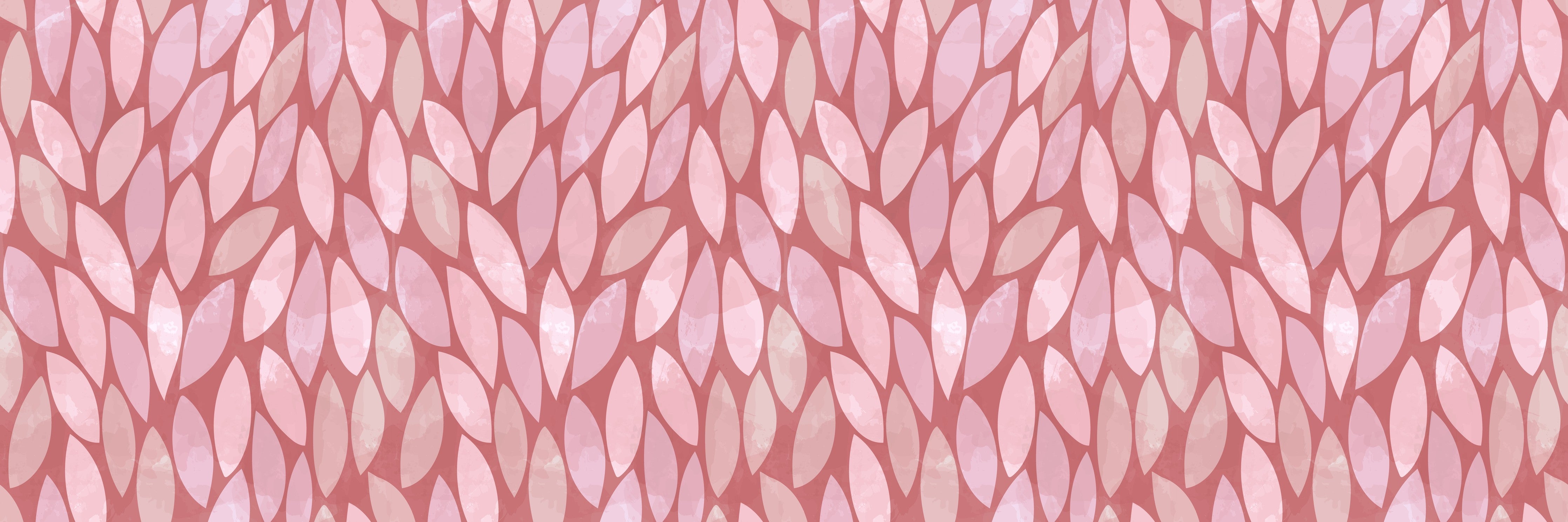 Waschbecken-Rückwand-Rosa Blätter Muster in zarten Tönen