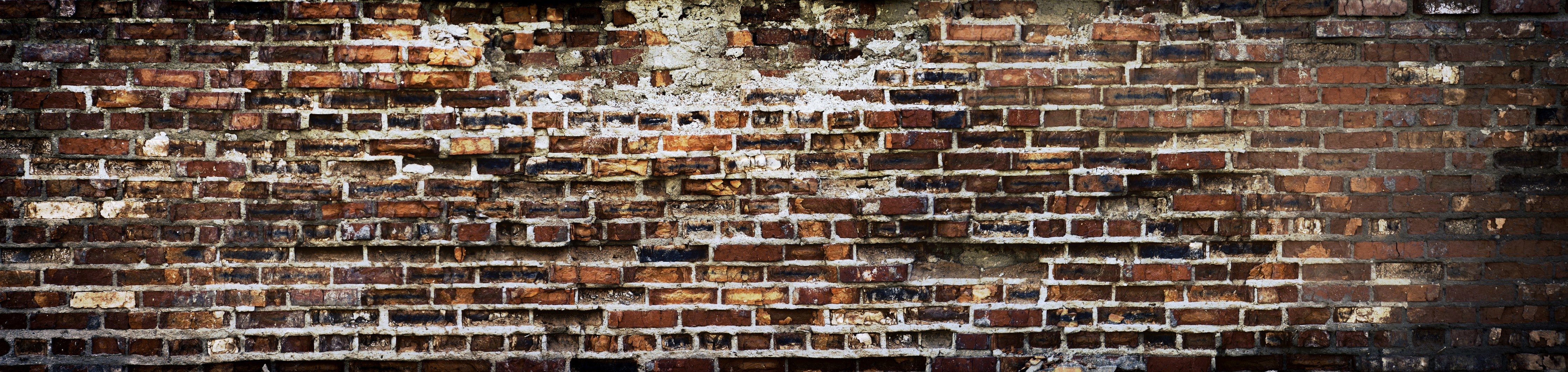 Waschbecken-Rückwand-Rustikale Backsteinwand für Küchenrückwand