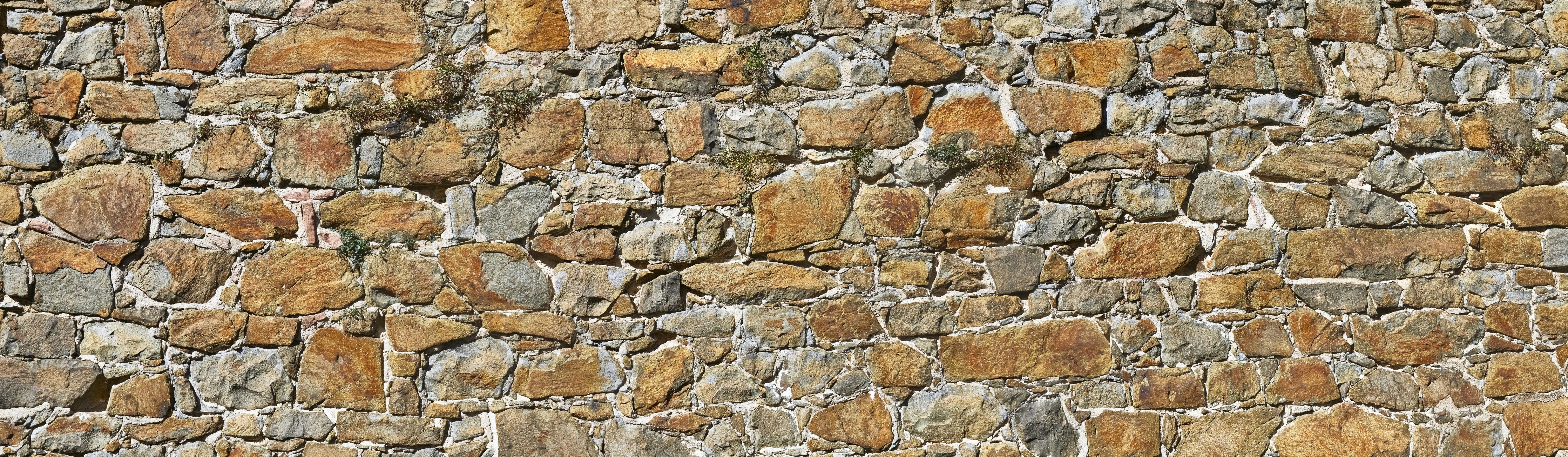 Waschbecken-Rückwand-Rustikale Natursteinmauer-Optik