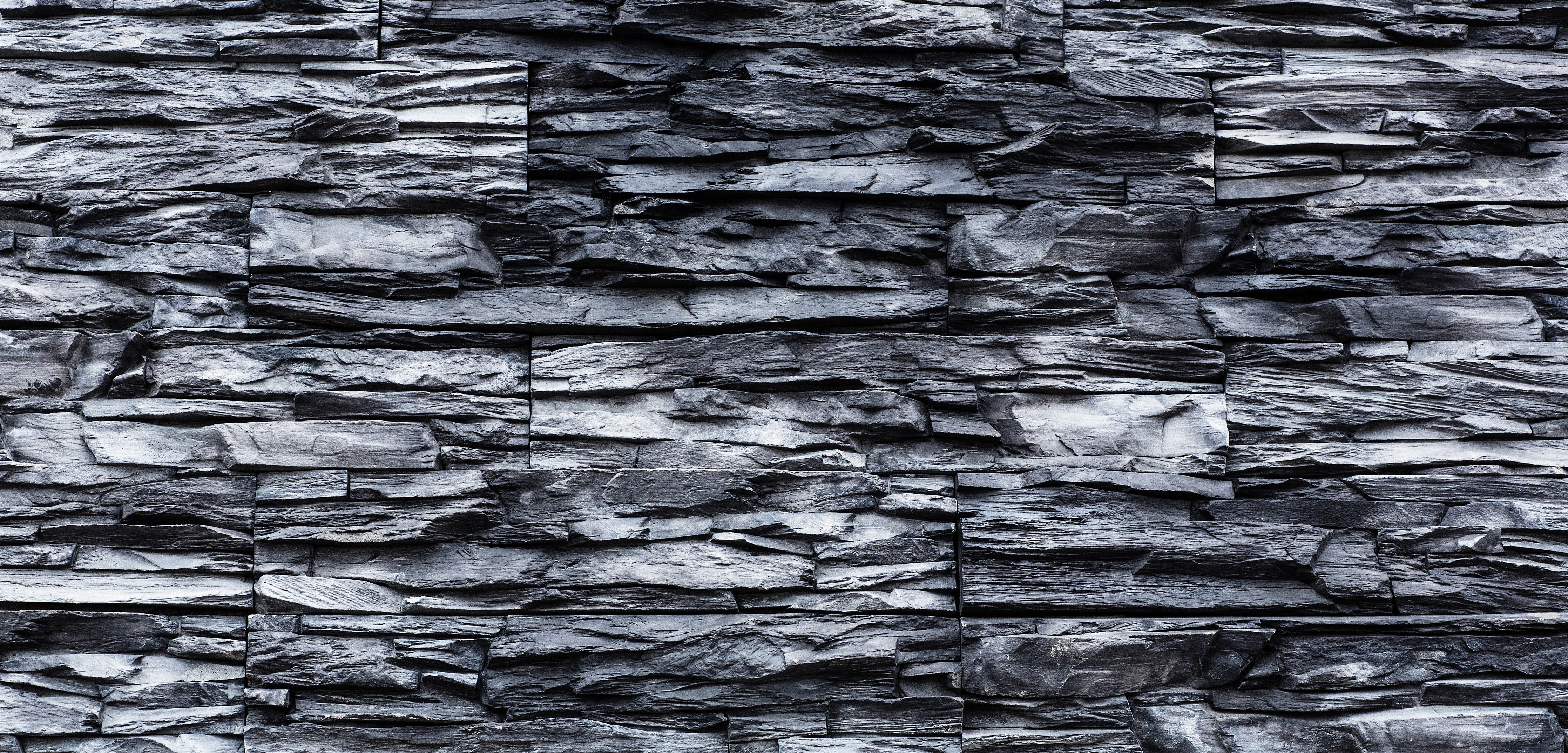 Waschbecken-Rückwand-Schieferoptik Wanddekor Grau Schwarz