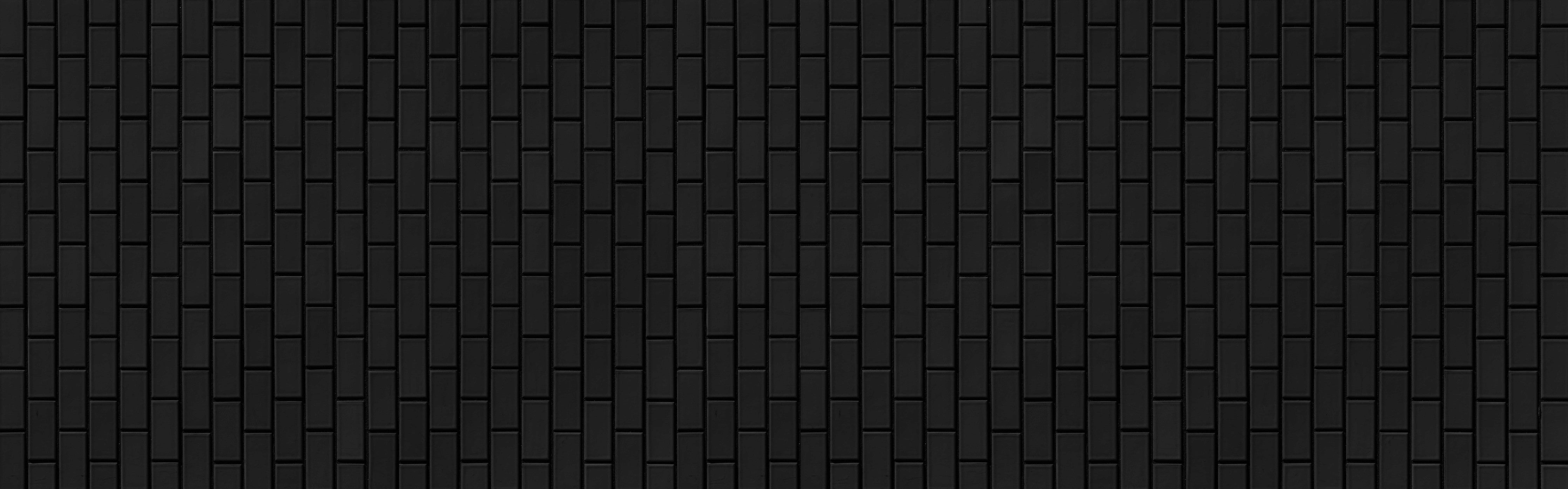 Waschbecken-Rückwand-Schwarze geflochtene Fliesenoptik modern