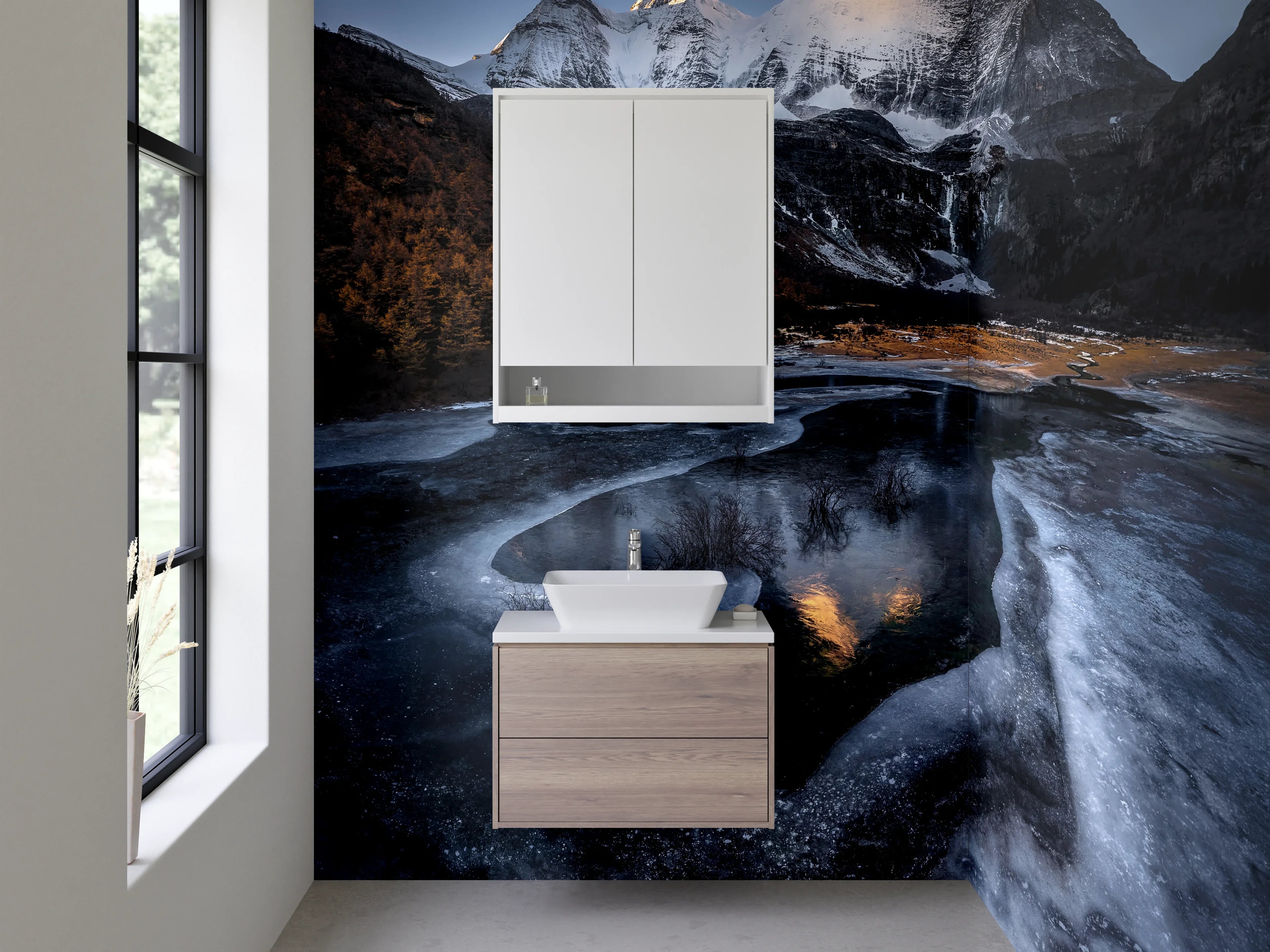 Waschbecken-Rückwand - Stilvolle Grautöne für dein Badezimmer