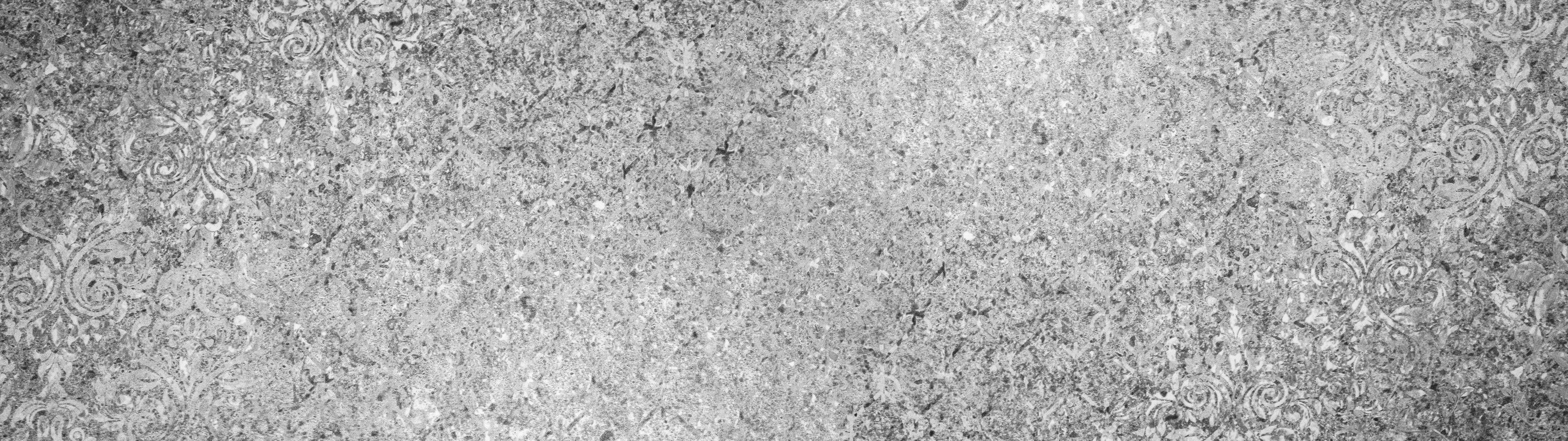 Waschbecken-Rückwand-Weiß-graue Vintage-Ornament-Struktur