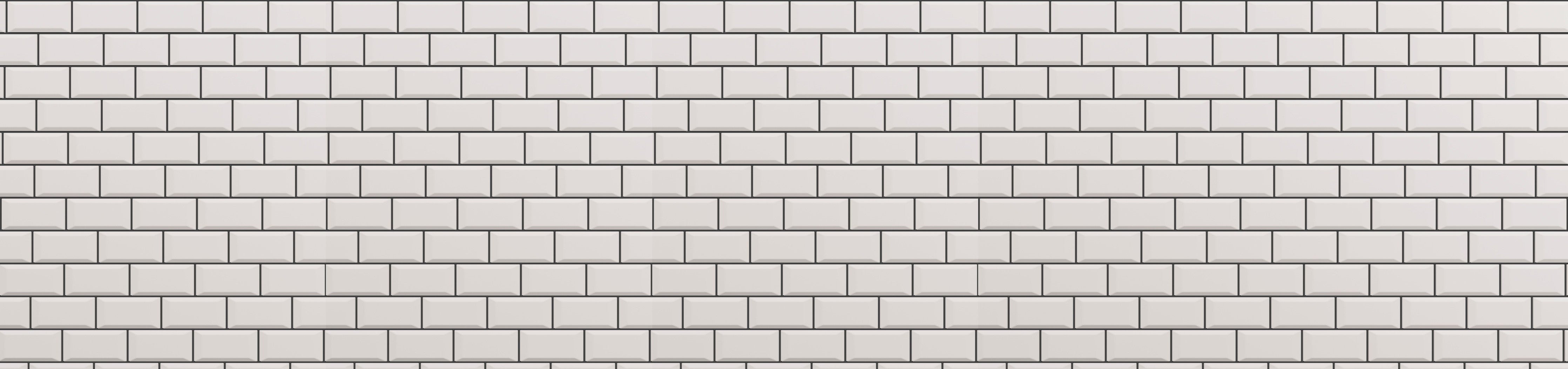 Waschbecken-Rückwand-Weiße Fliesen-Optik, minimalistisch, modern
