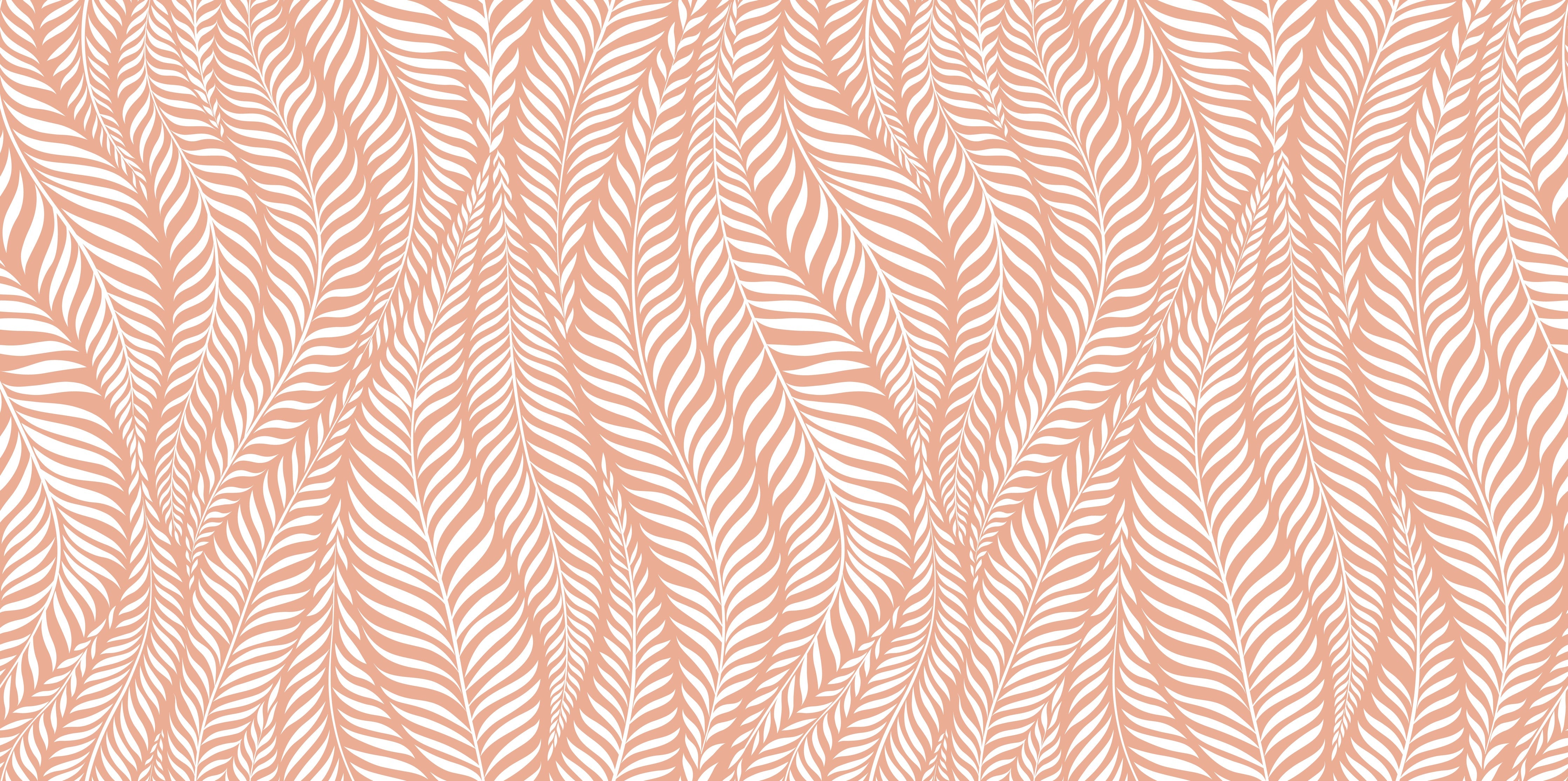 Waschbecken-Rückwand-Zartes Blätter-Muster in Rosa & Beige