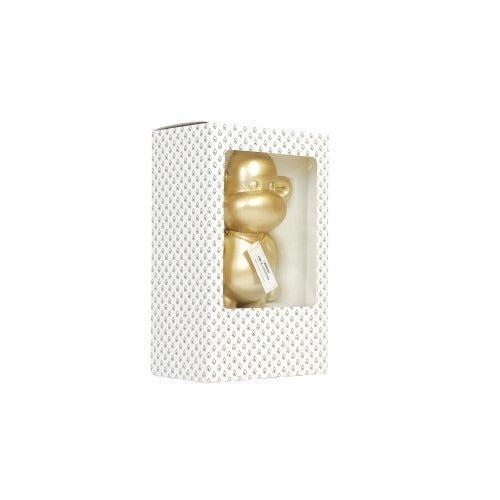 Ornament - Affenfigur 'The Legend'- Polyresin - Gold - 20,5x13,5x35 cm