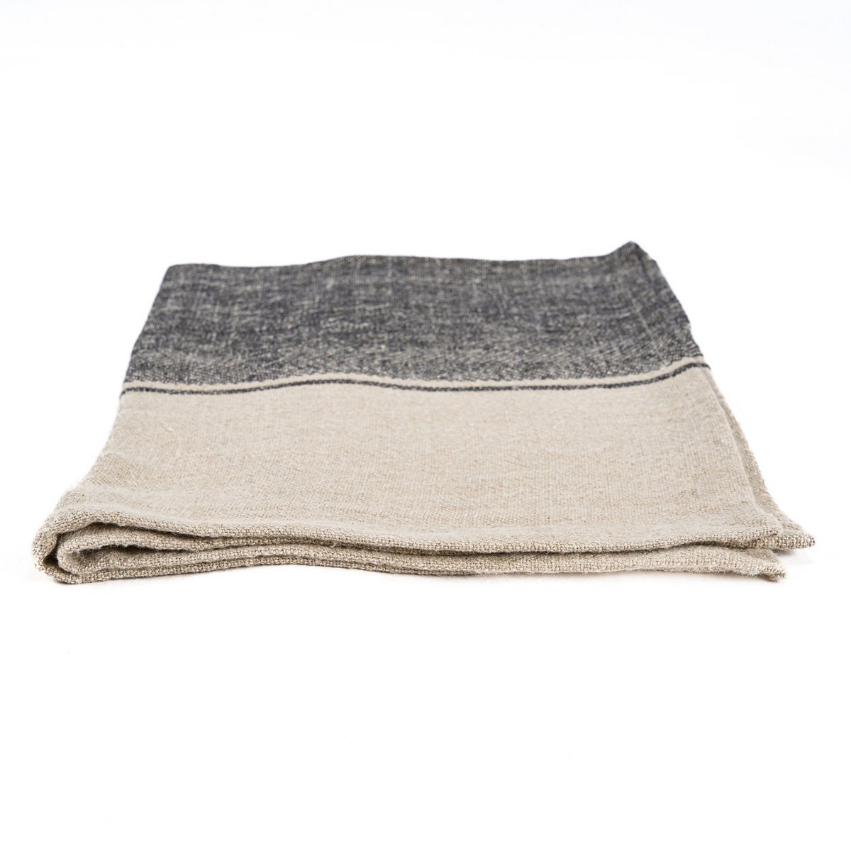 The Linen Moody Küchentuch – Naturschwarz – 50 x 70