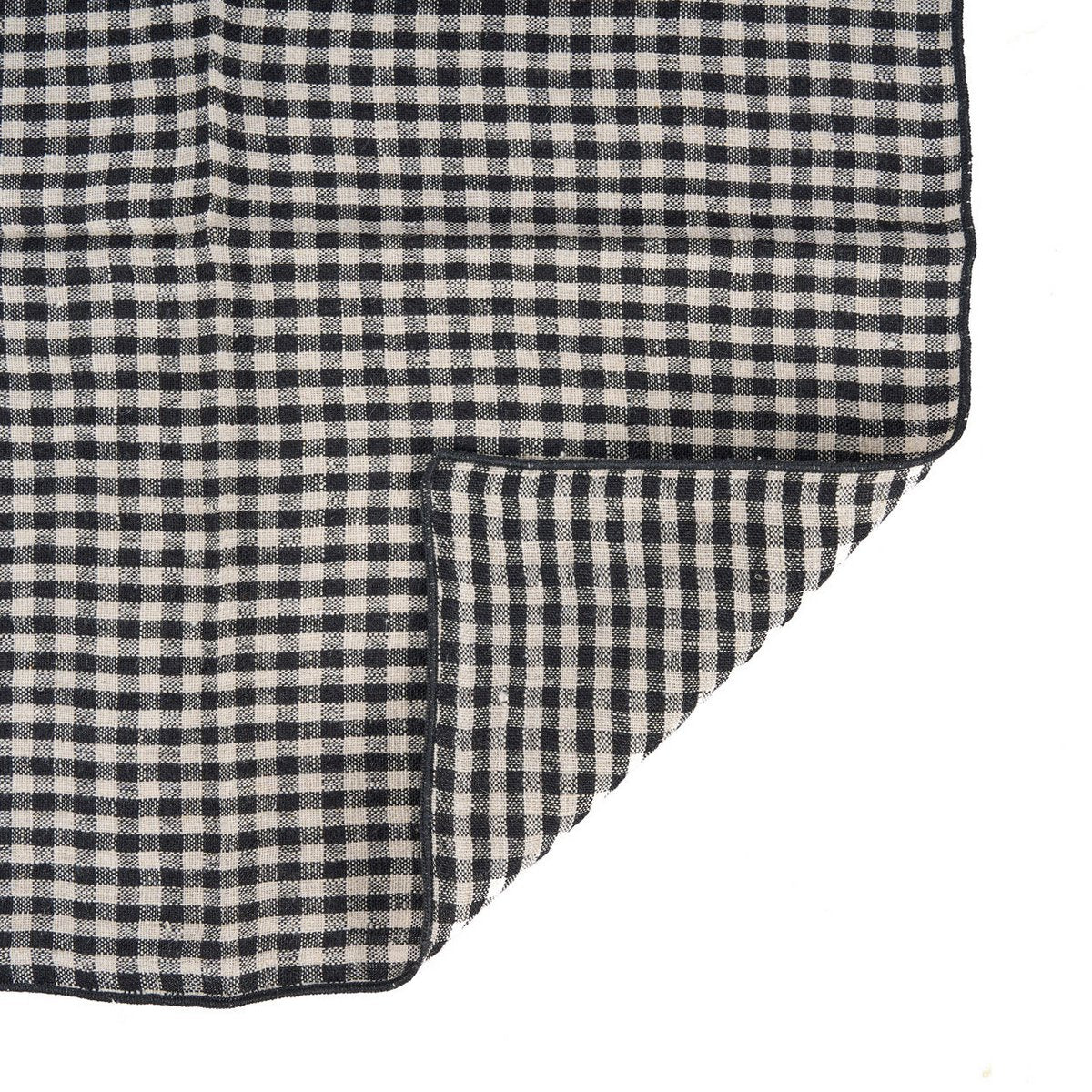 Die Picknick-Serviette – Naturschwarz – 45 x 45