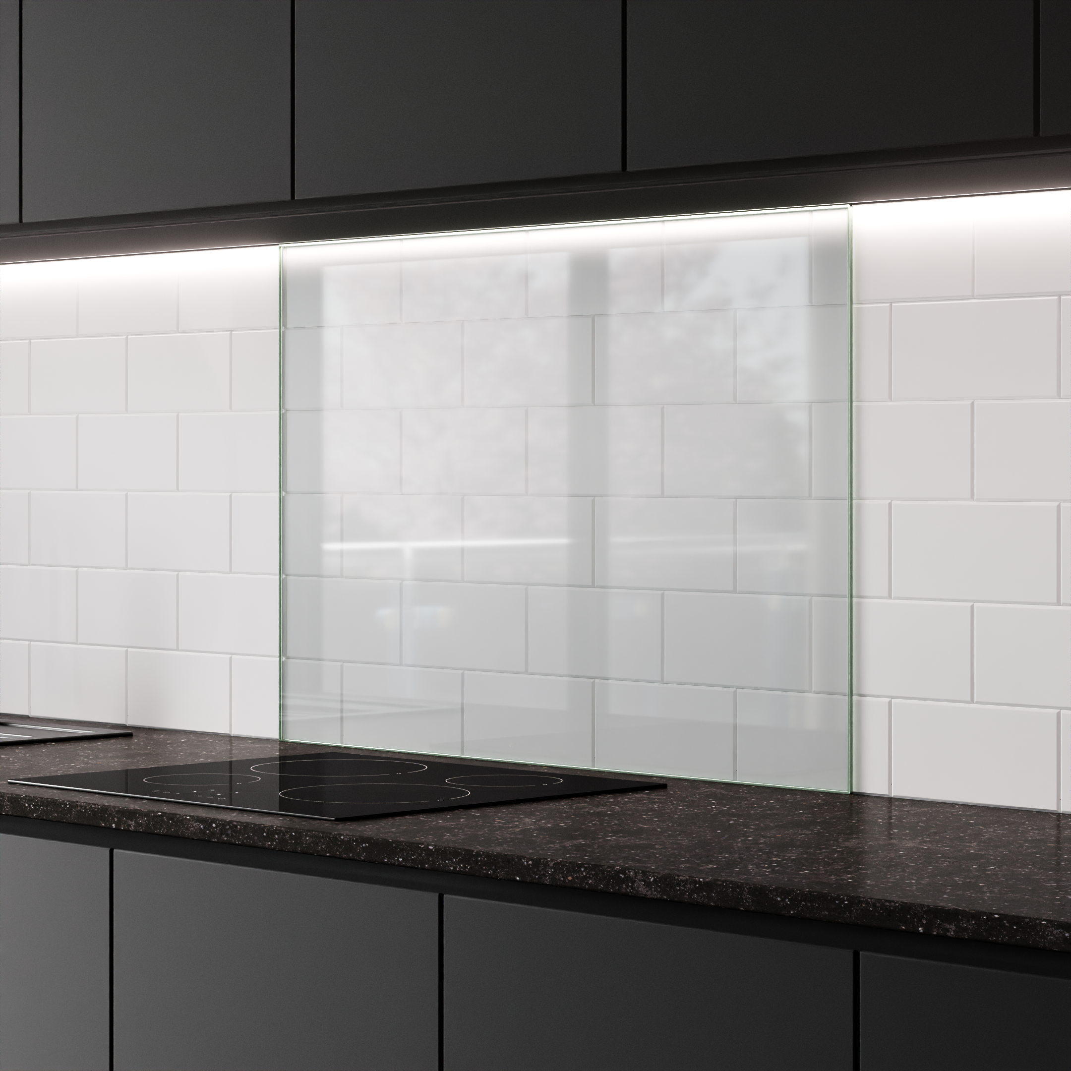 Küchenrückwand - Klarglas