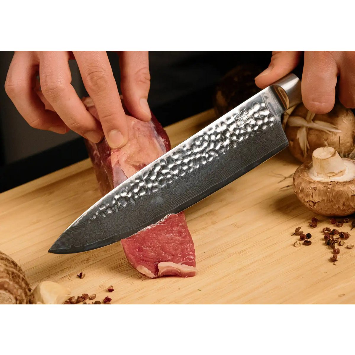 Gyuto Damast-Kochmesser