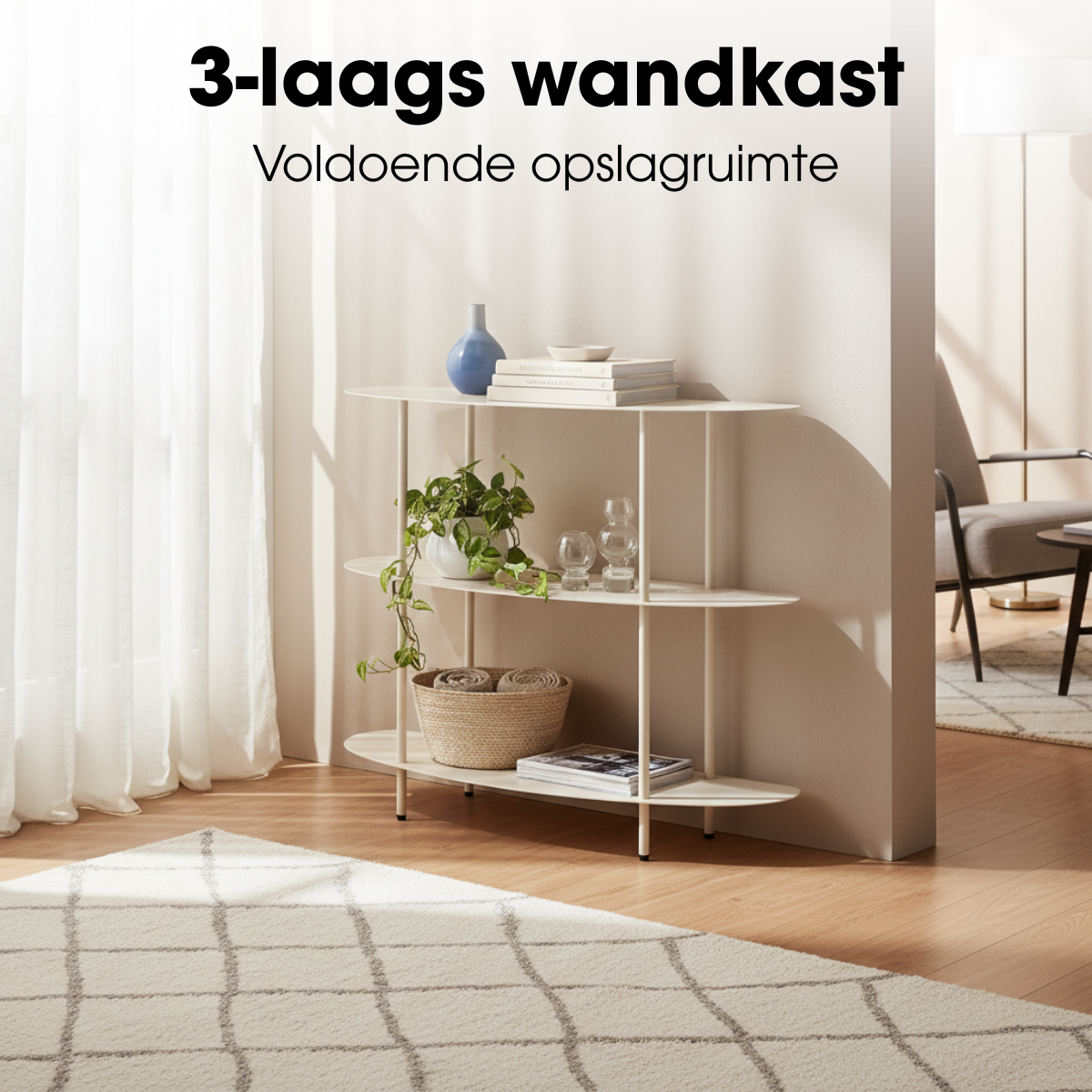 Schrank gebrochenes Weiß