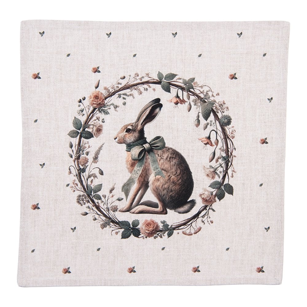 Servietten Baumwolle 6er Set 40x40 cm Beige Baumwolle