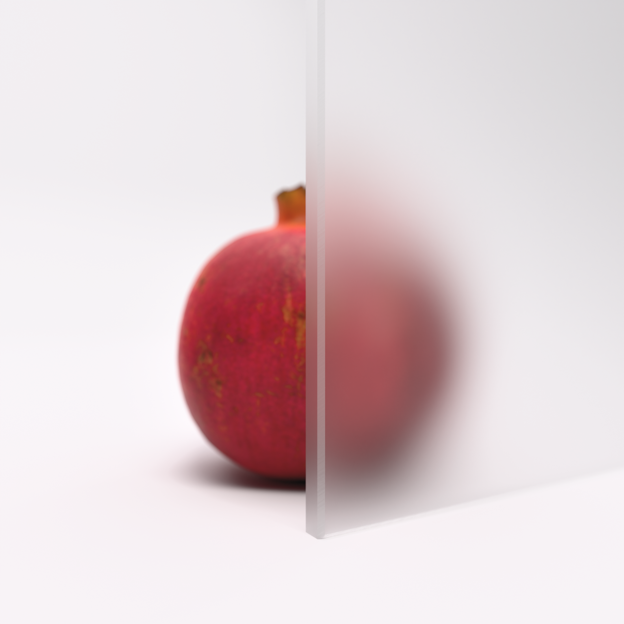 Spritzschutz - Milchglas