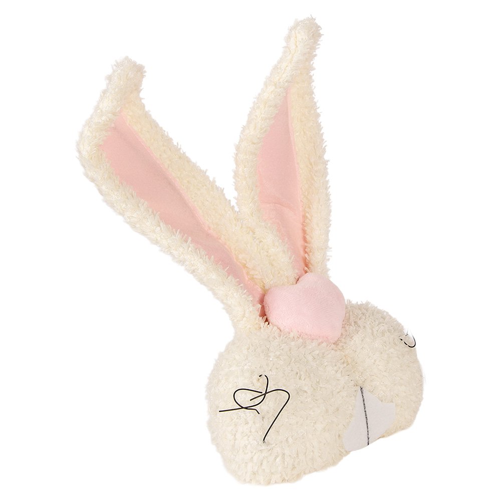 Dekokissen Hase 18x10x35 cm Beige Polyester