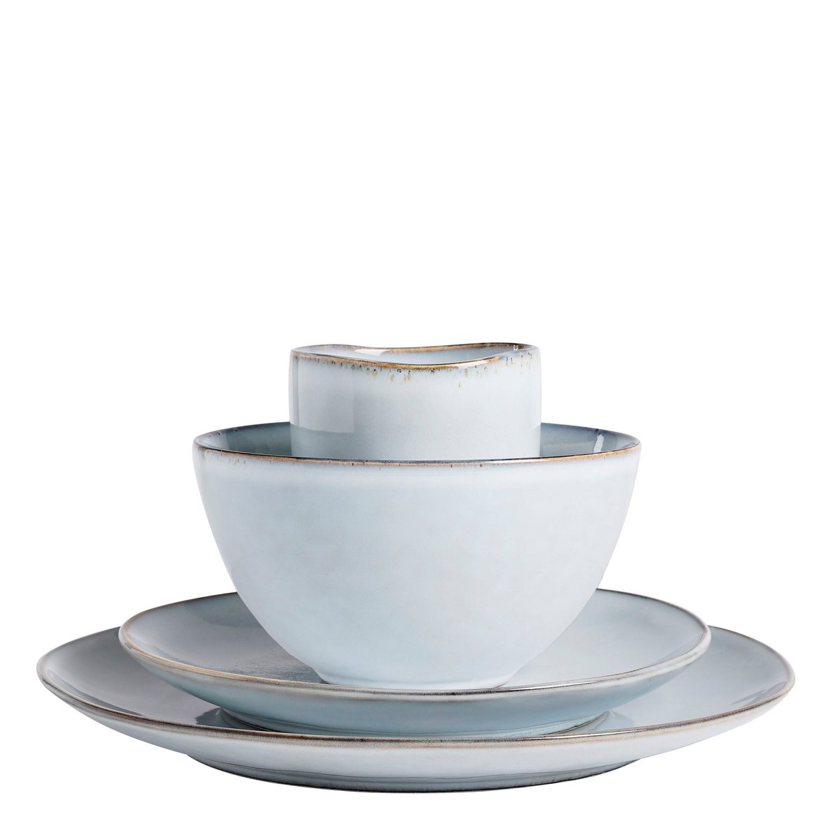 Geschirrset Tabo Grau