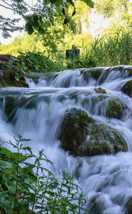 Duschrückwand - Wasserfall im Nationalpark Plitvicer Seen