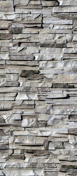 Duschrückwand - Nahtlose Textur von Klinkerfliesen