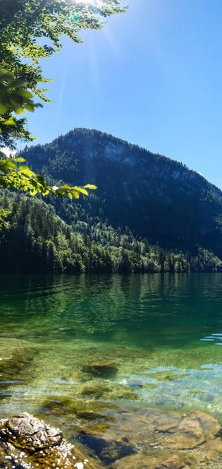 Duschrückwand - Königsee & Berge in Alpen