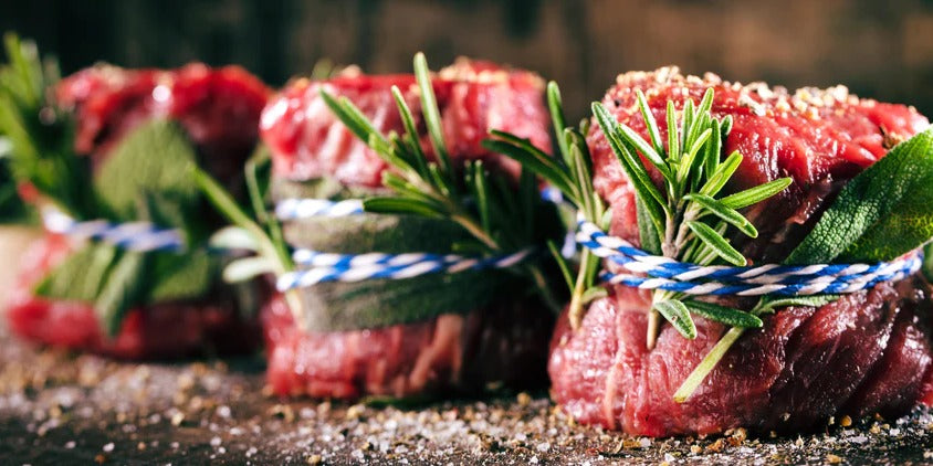 Küchenrückwand - Rinderfilet zum Grillen