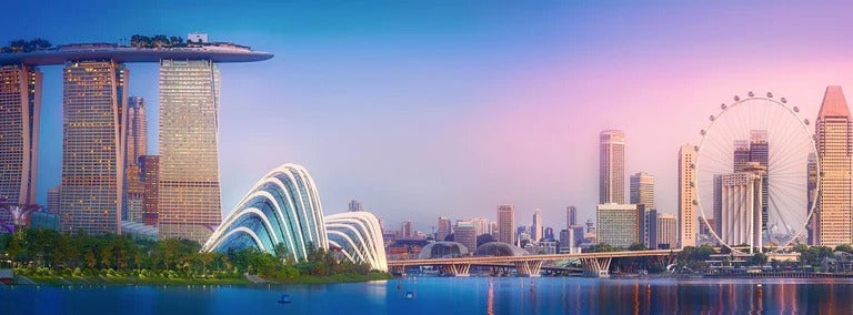 Küchenrückwand - Skyline von Singapur