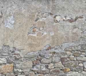 Küchenrückwand - Bröckelnde Hausmauer in Südtirol