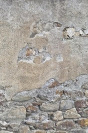 Küchenrückwand - Bröckelnde Hausmauer in Südtirol